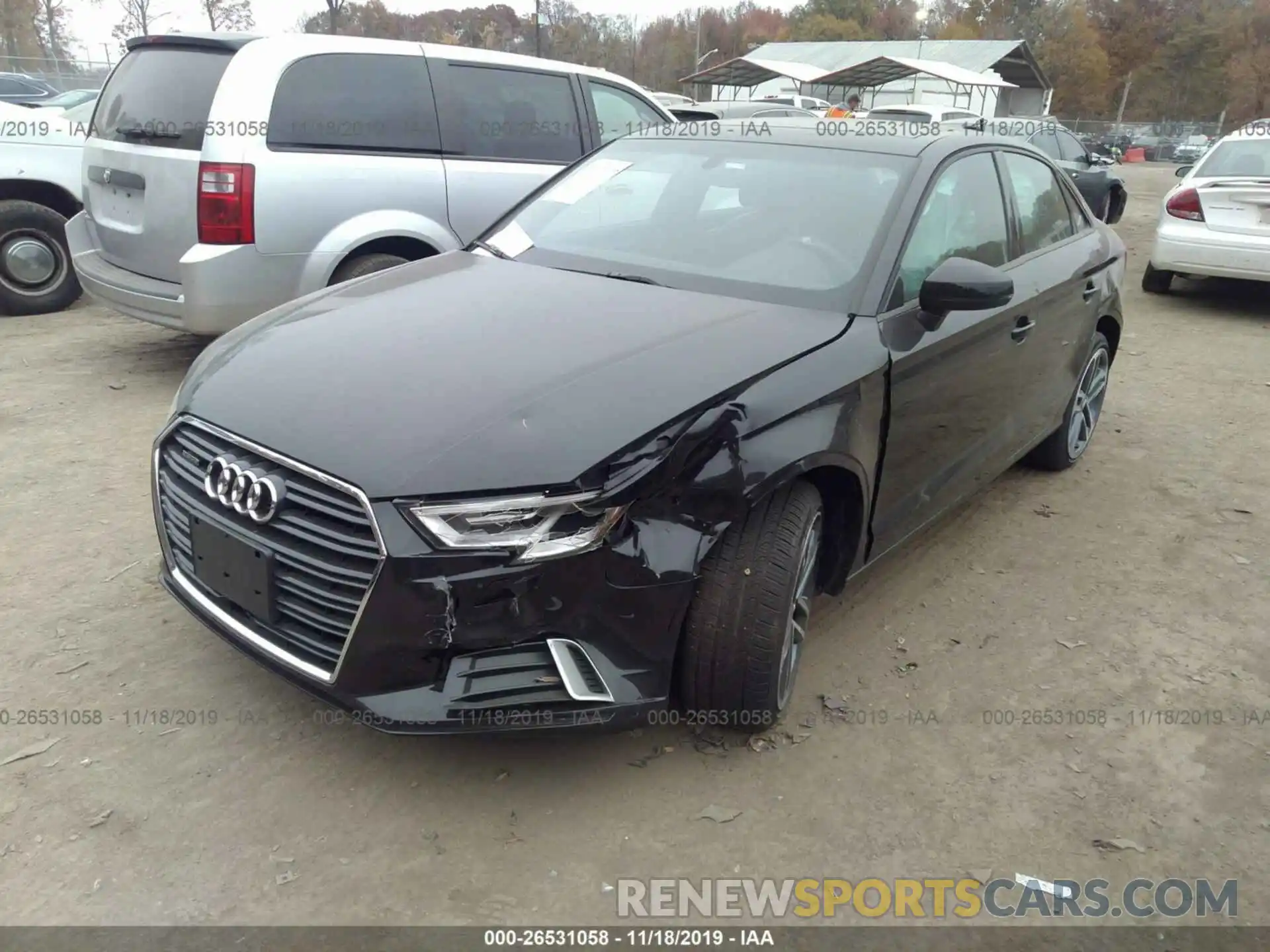 6 Фотография поврежденного автомобиля WAUBEGFF7K1017192 AUDI A3 2019