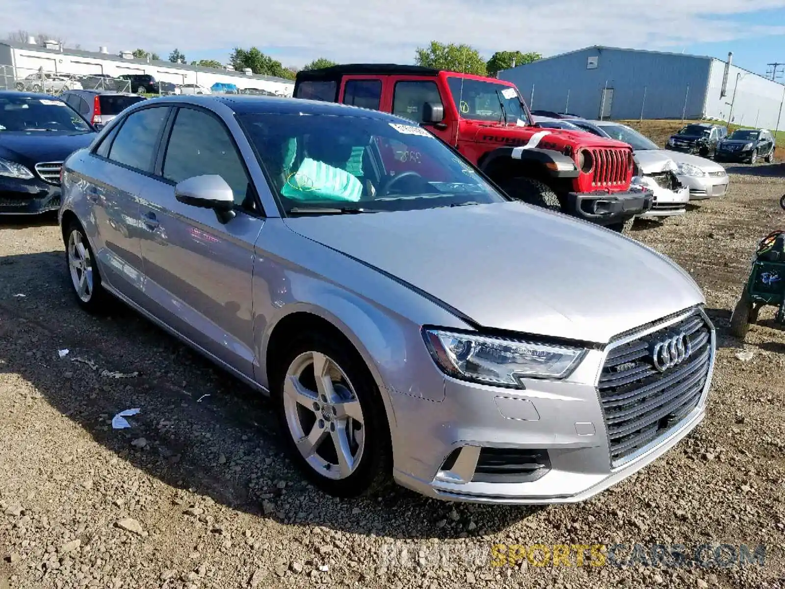 1 Photograph of a damaged car WAUBEGFF7K1018052 AUDI A3 2019