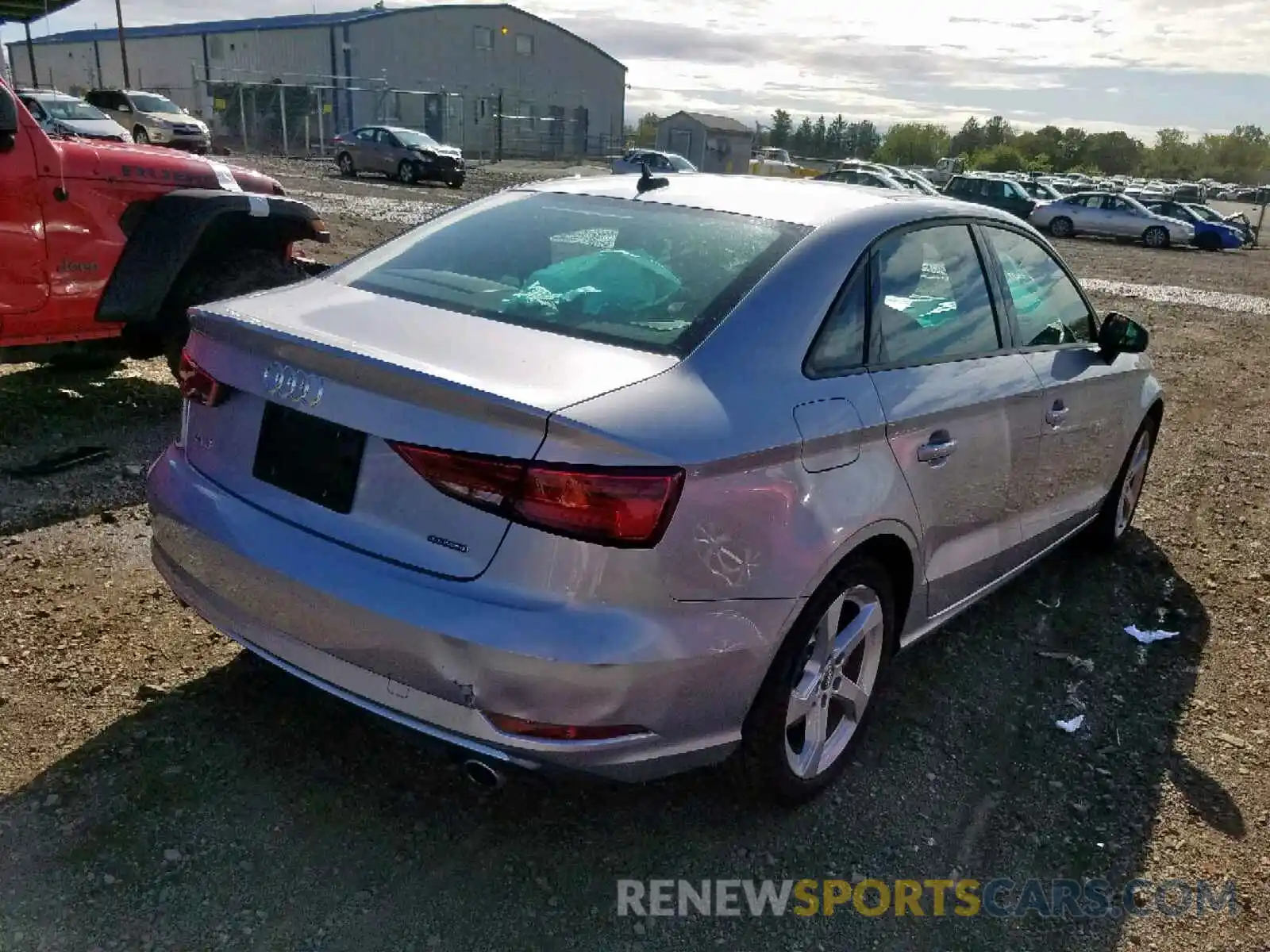 4 Photograph of a damaged car WAUBEGFF7K1018052 AUDI A3 2019