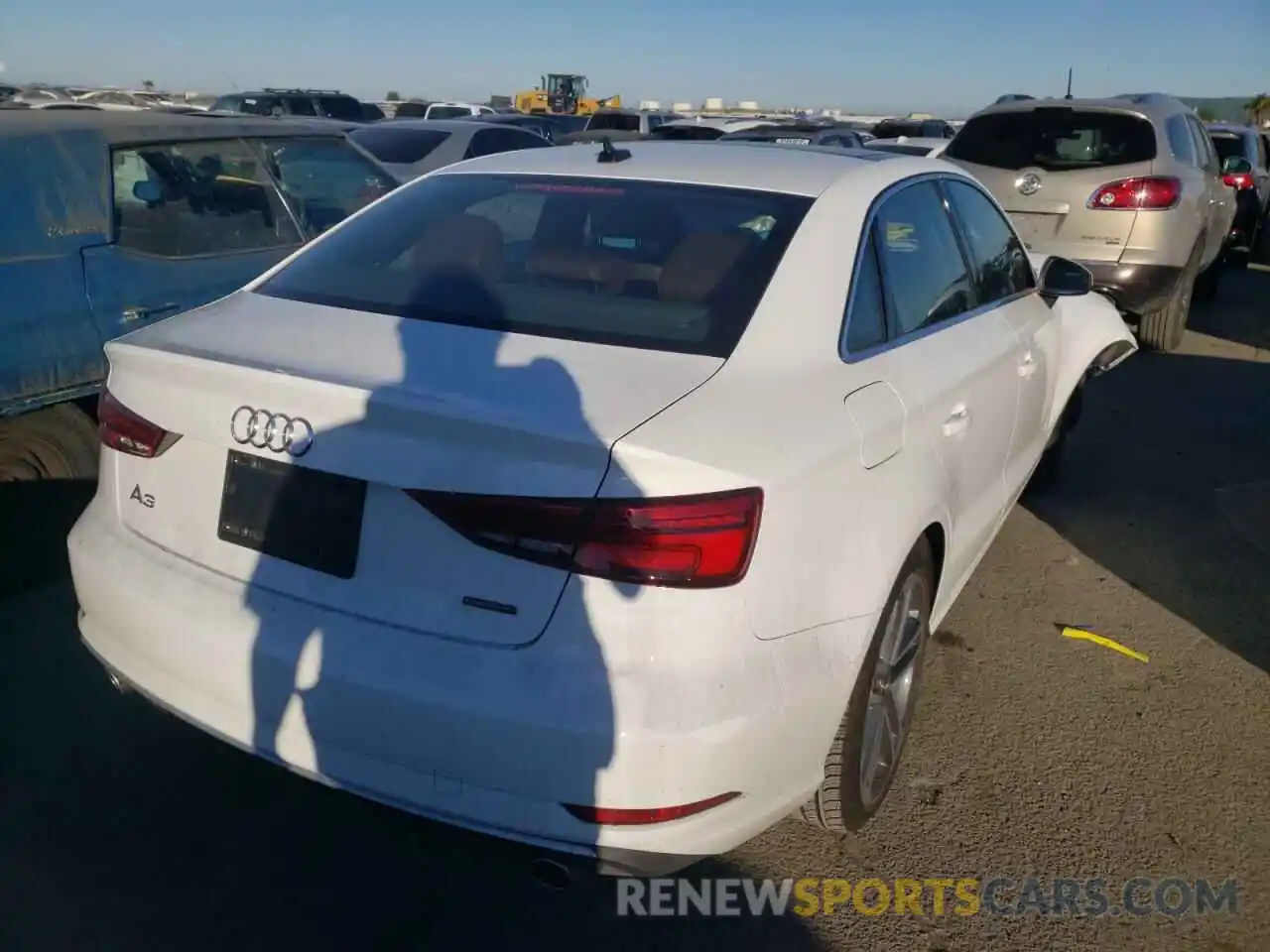 4 Photograph of a damaged car WAUBEGFF7KA106387 AUDI A3 2019