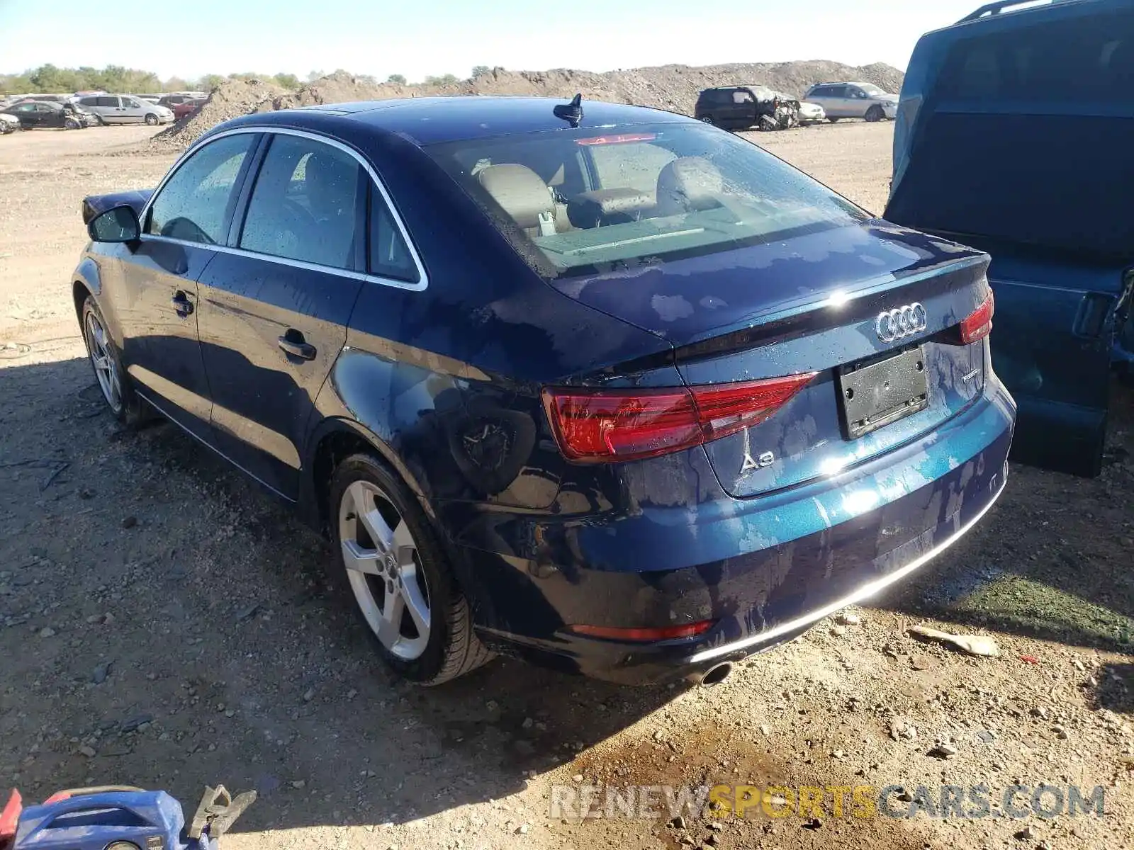 3 Photograph of a damaged car WAUBEGFF9K1018778 AUDI A3 2019