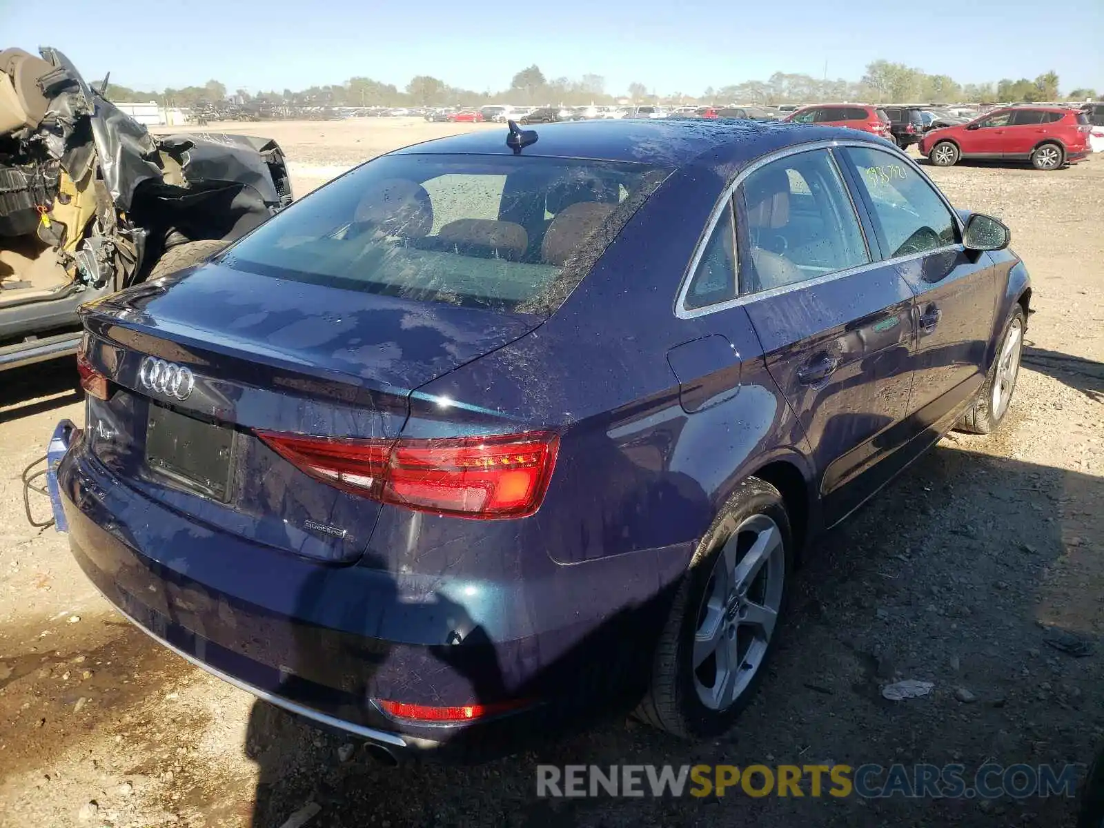 4 Photograph of a damaged car WAUBEGFF9K1018778 AUDI A3 2019