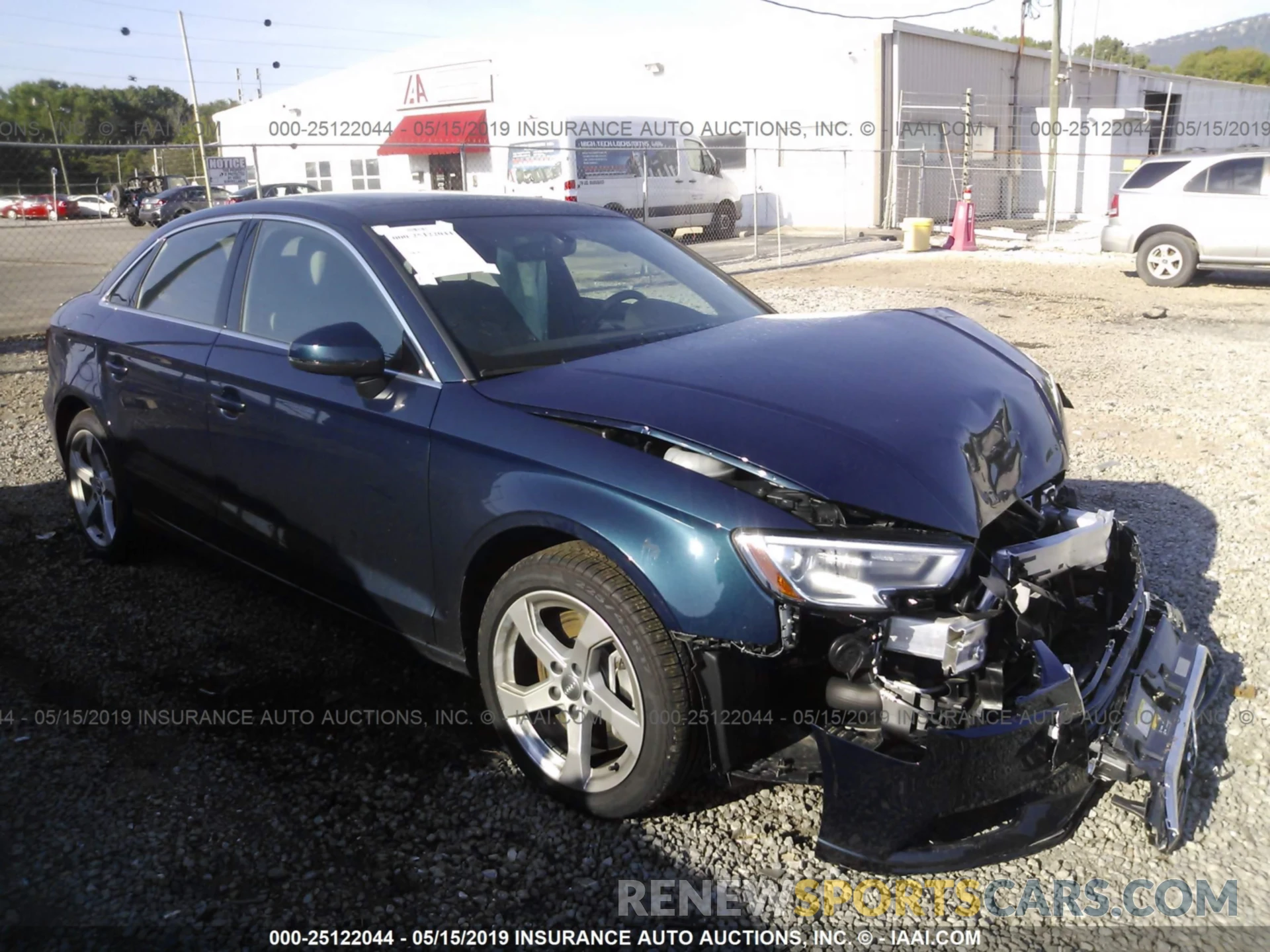 1 Photograph of a damaged car WAUBEGFF9K1019865 AUDI A3 2019