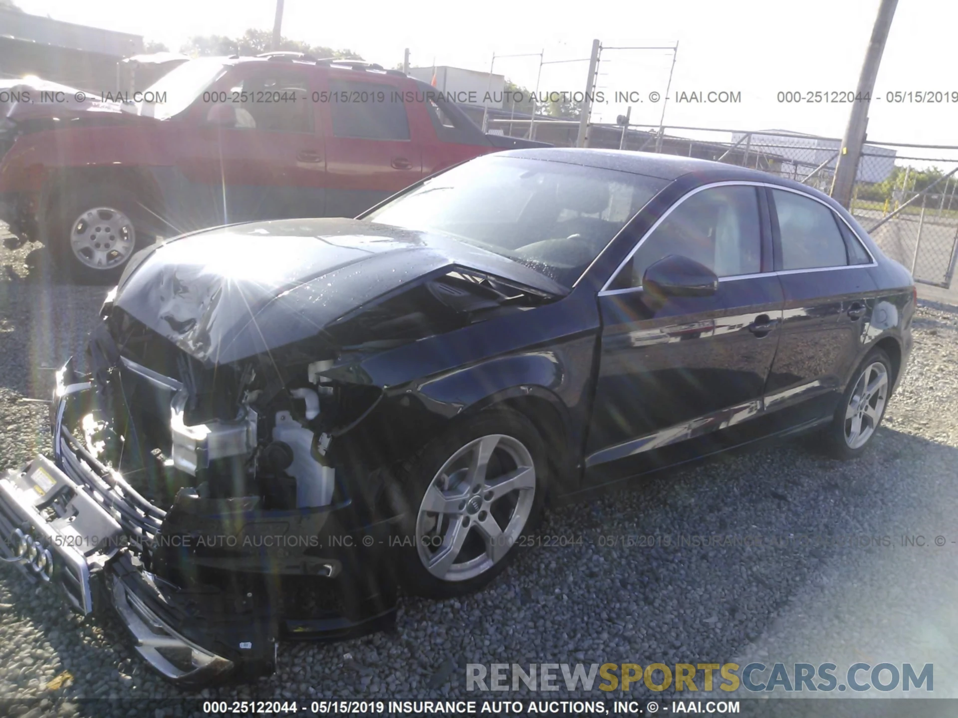 2 Photograph of a damaged car WAUBEGFF9K1019865 AUDI A3 2019