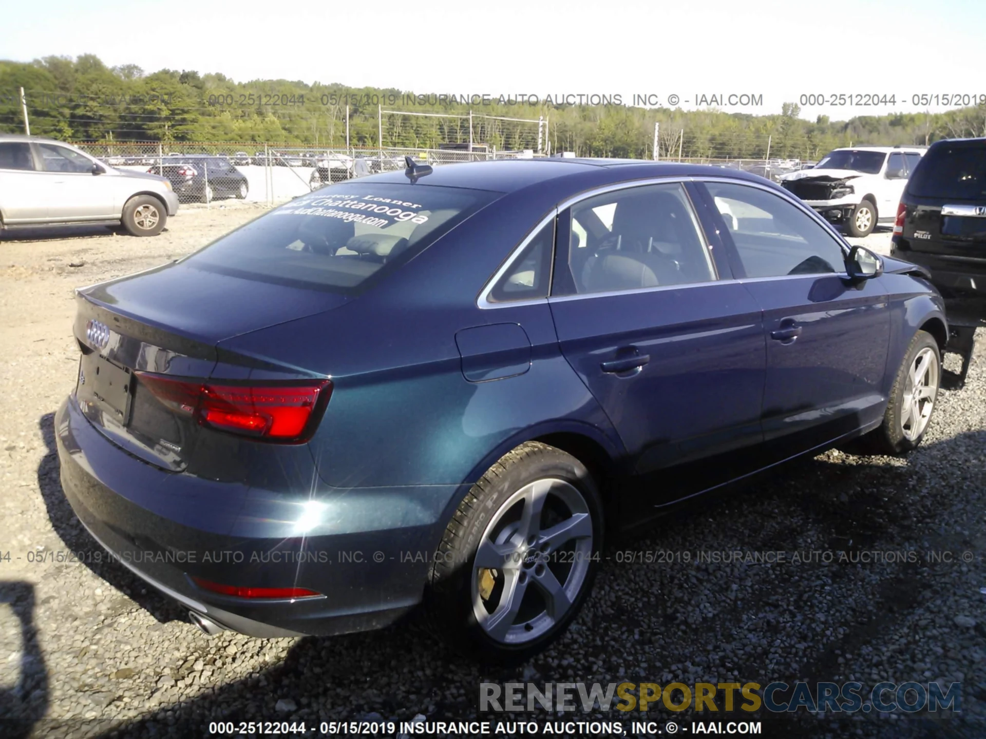 4 Photograph of a damaged car WAUBEGFF9K1019865 AUDI A3 2019