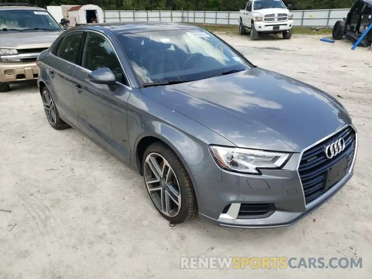 1 Photograph of a damaged car WAUBEGFFXK1017364 AUDI A3 2019