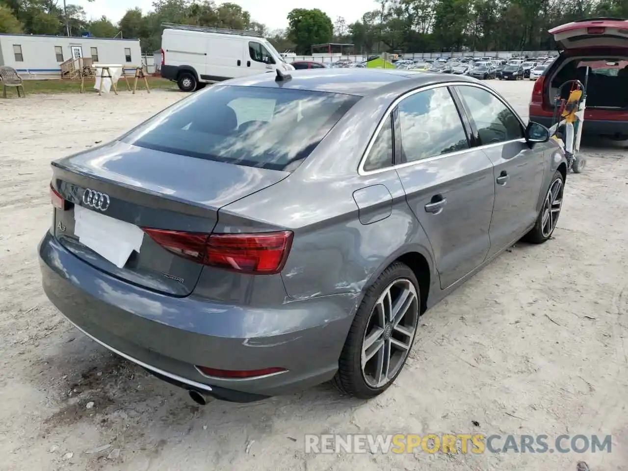 4 Photograph of a damaged car WAUBEGFFXK1017364 AUDI A3 2019