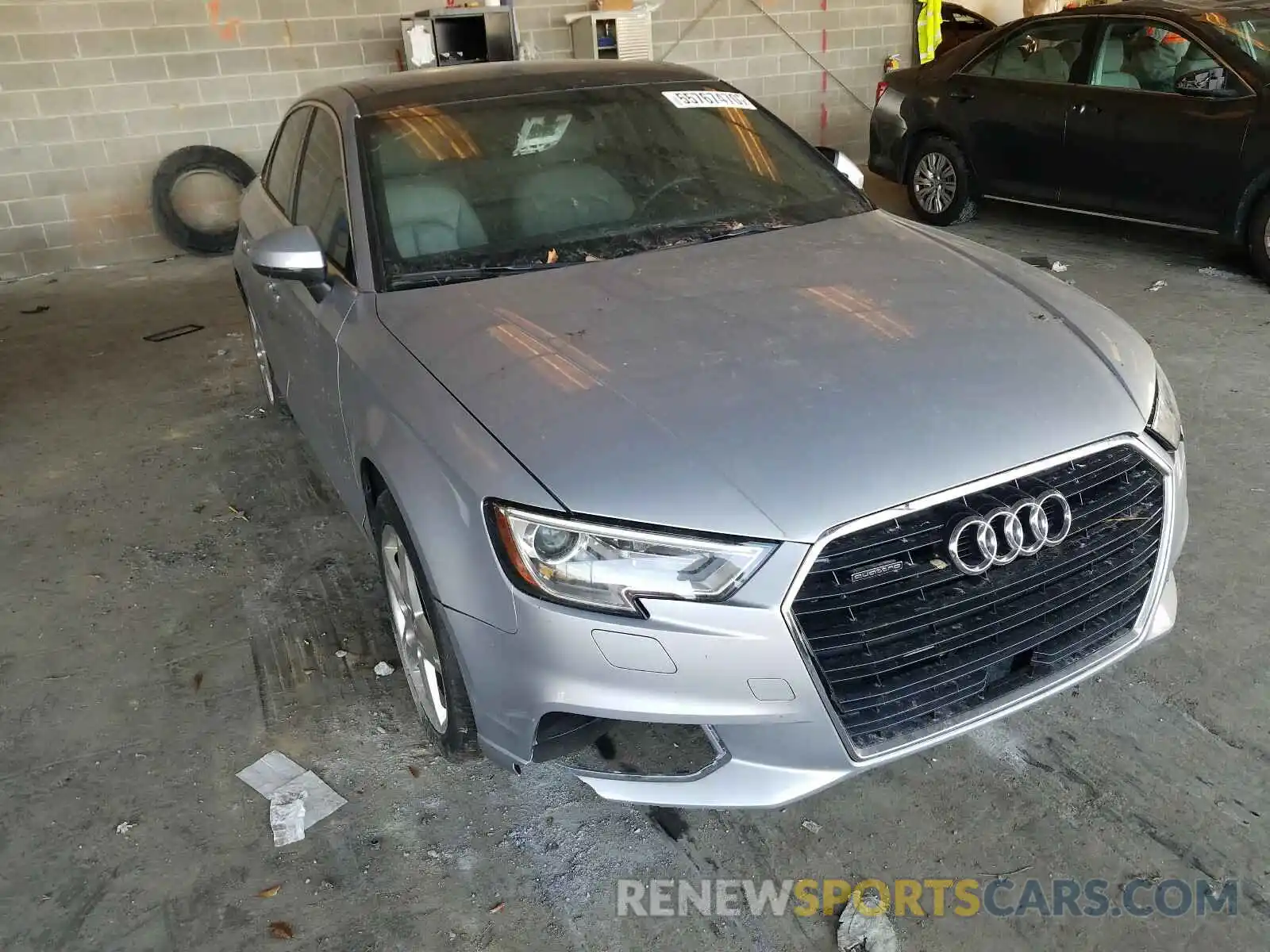 1 Photograph of a damaged car WAUBEGFFXK1017462 AUDI A3 2019