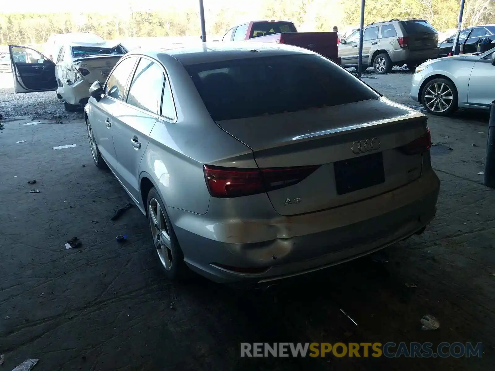 3 Photograph of a damaged car WAUBEGFFXK1017462 AUDI A3 2019