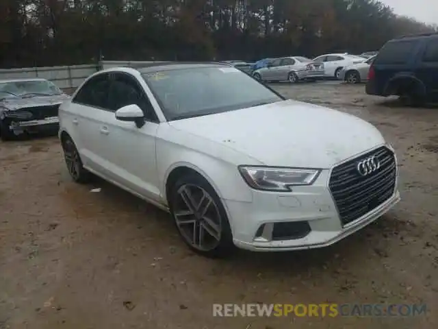 1 Photograph of a damaged car WAUBEGFFXKA078519 AUDI A3 2019