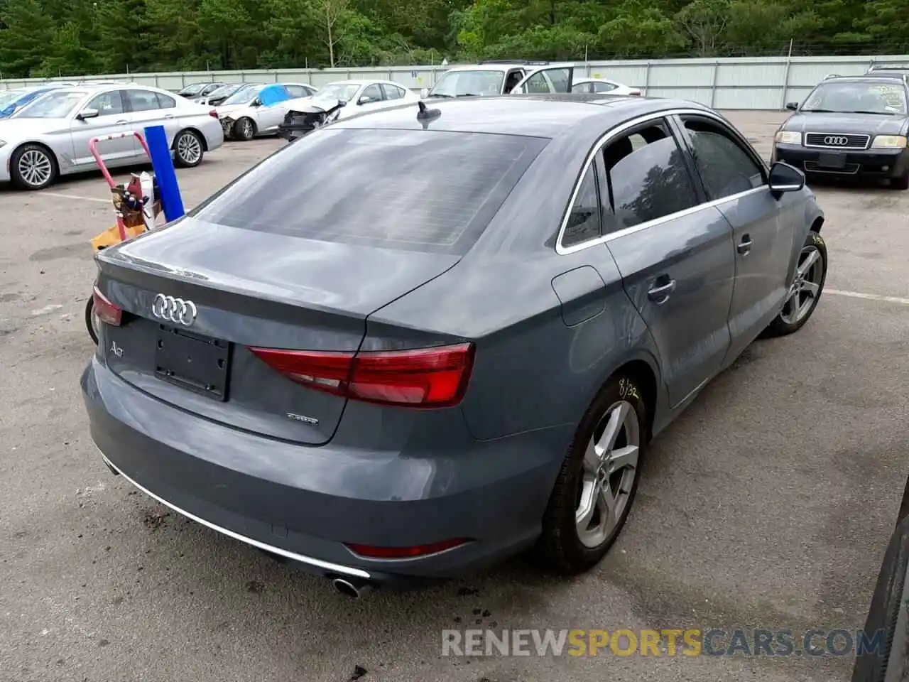 4 Photograph of a damaged car WAUBEGFFXKA100003 AUDI A3 2019