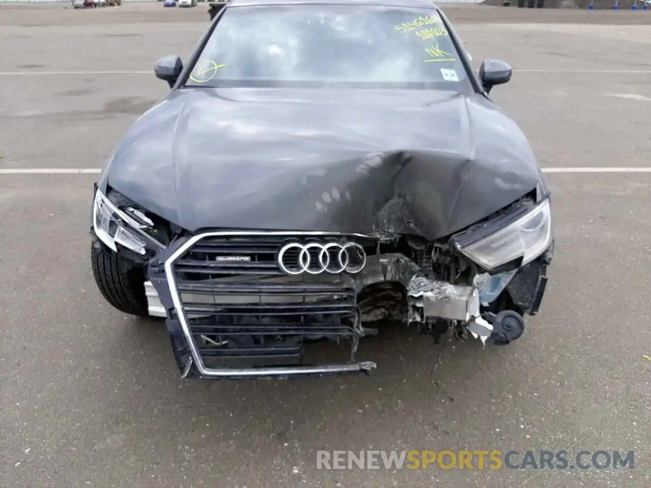 9 Photograph of a damaged car WAUBEGFFXKA100003 AUDI A3 2019