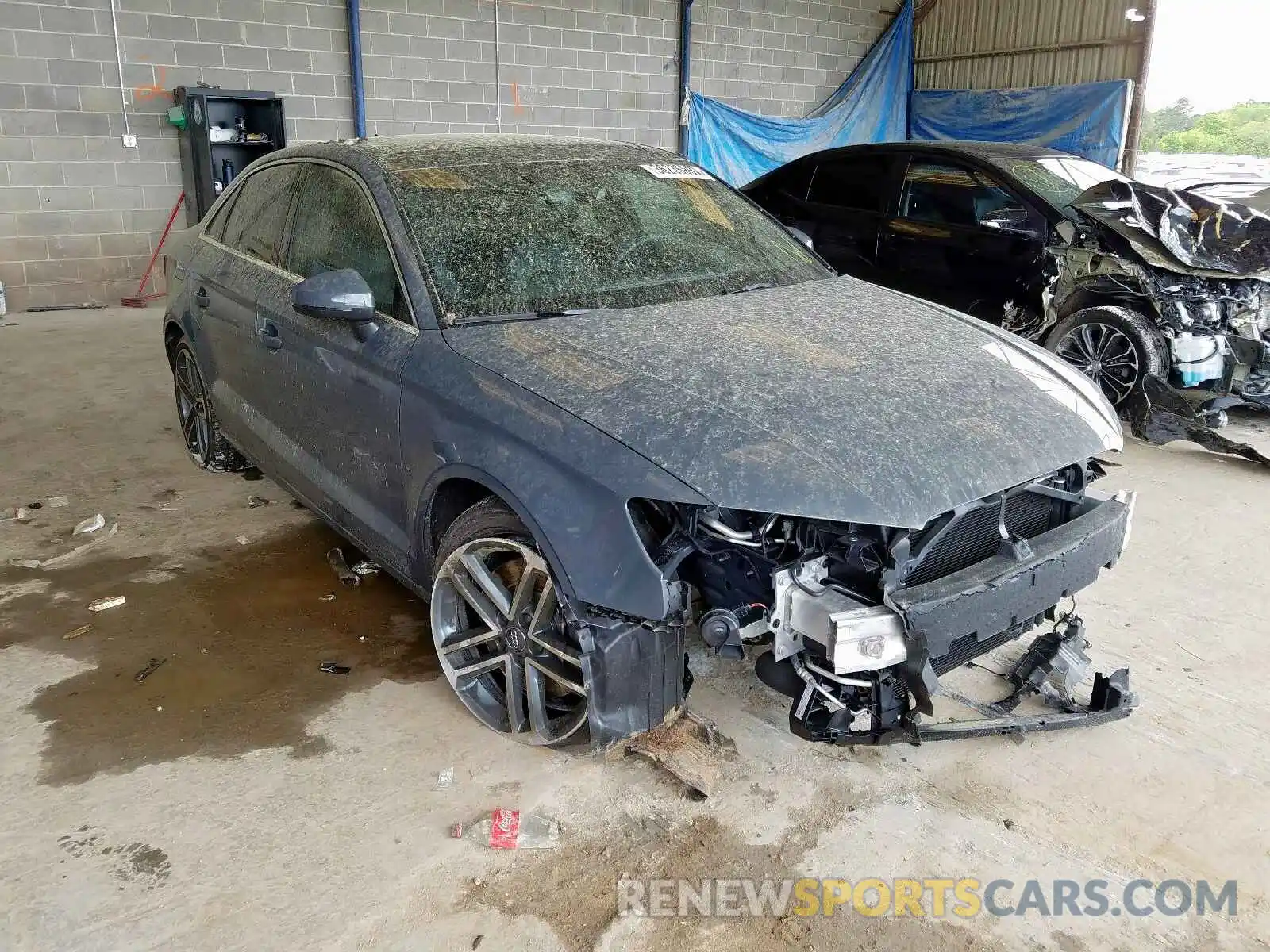 1 Photograph of a damaged car WAUBEGFFXKA114841 AUDI A3 2019
