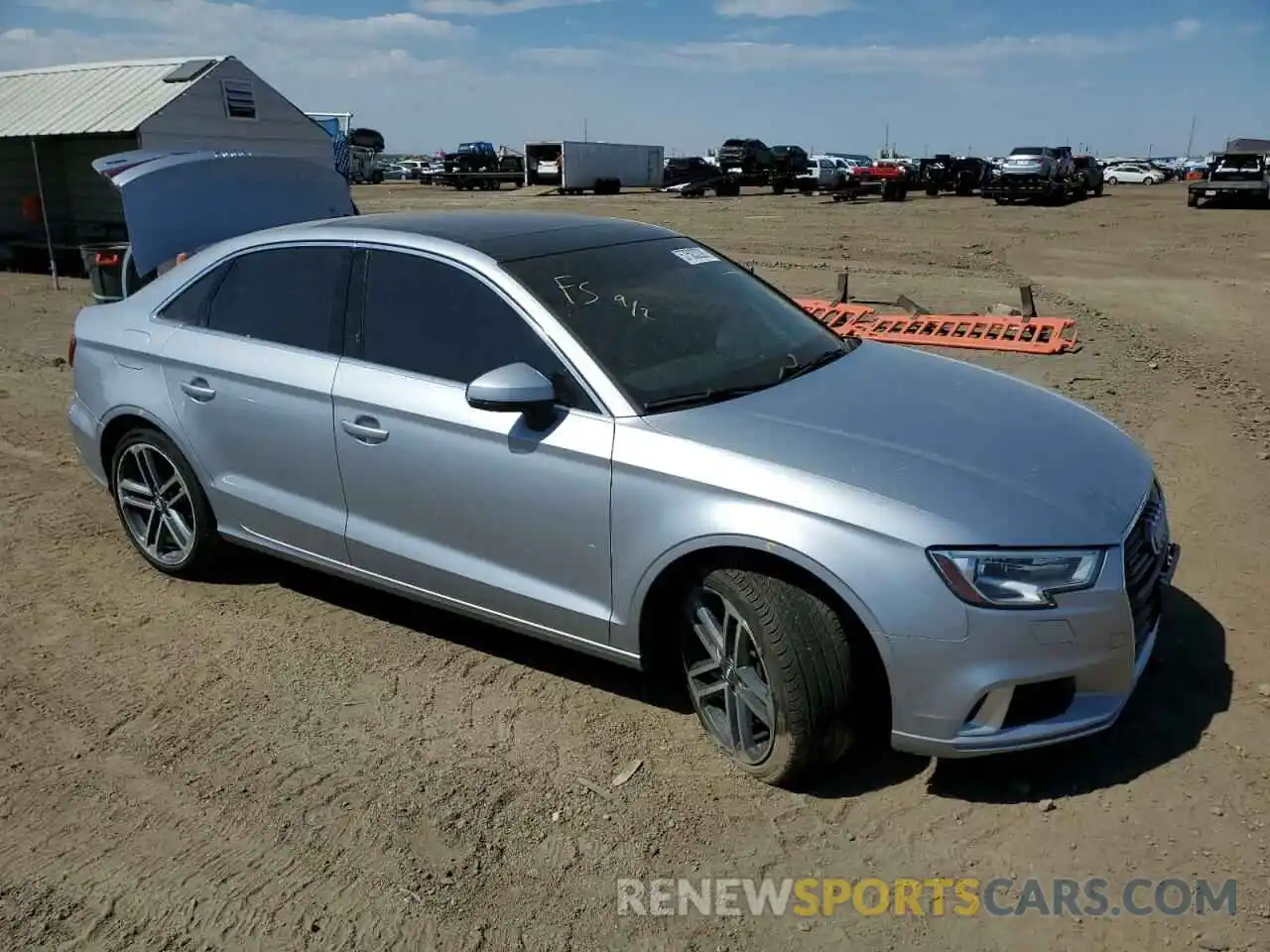 1 Photograph of a damaged car WAUBEGFFXKA118694 AUDI A3 2019