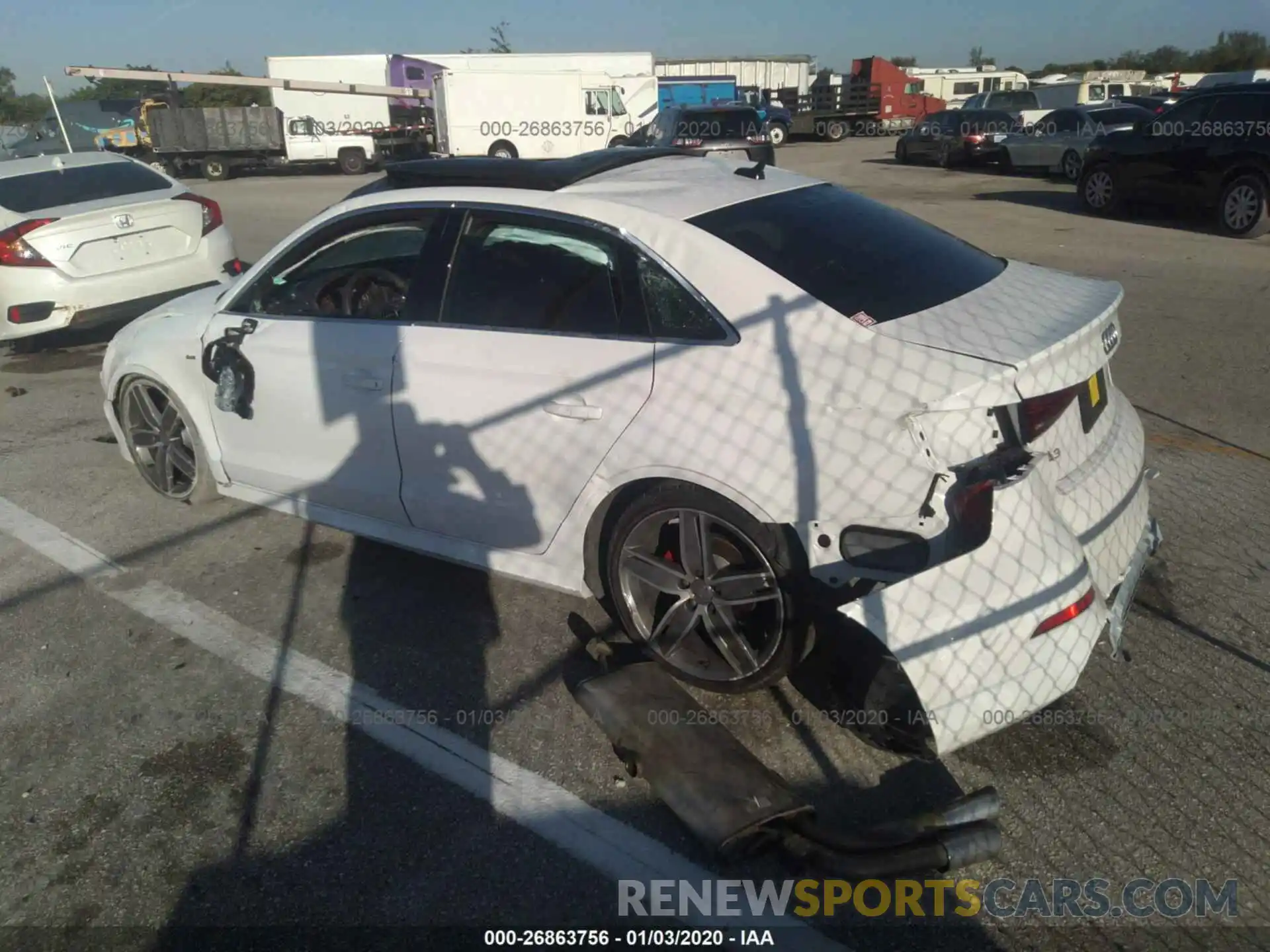 3 Photograph of a damaged car WAUGUGFF2K1012183 AUDI A3 2019