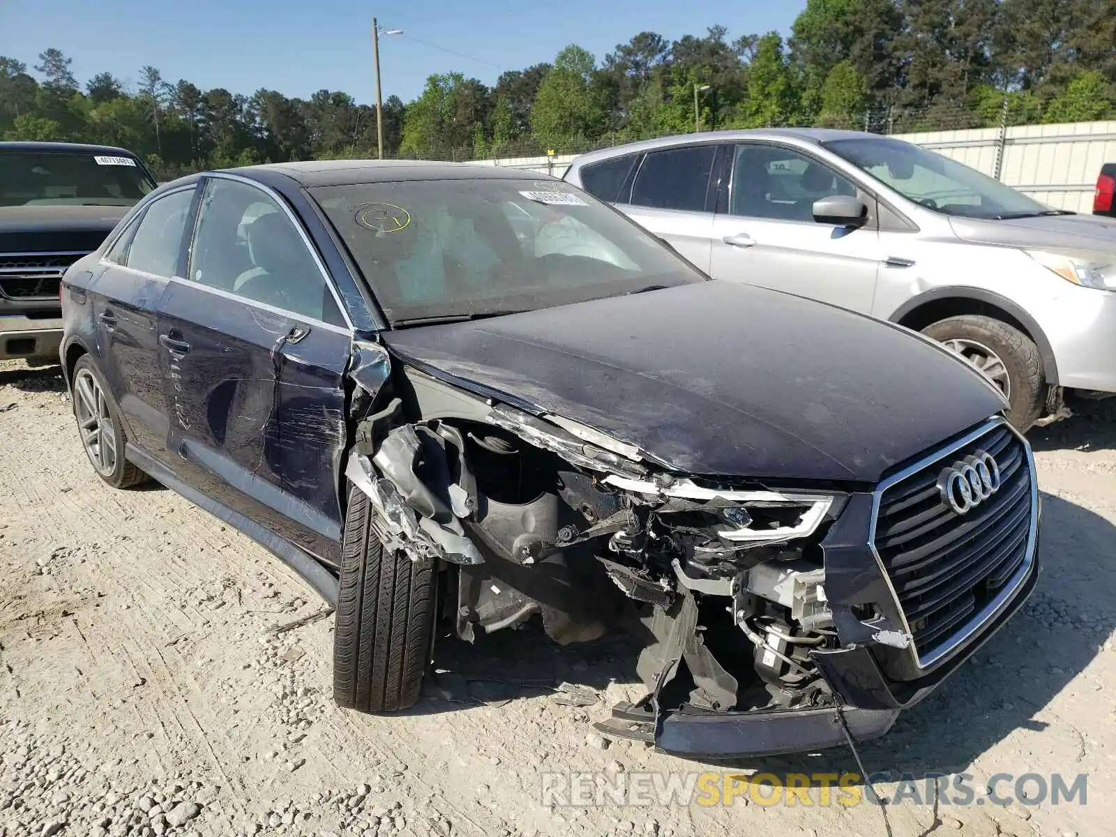 1 Photograph of a damaged car WAUGUGFF2KA078295 AUDI A3 2019