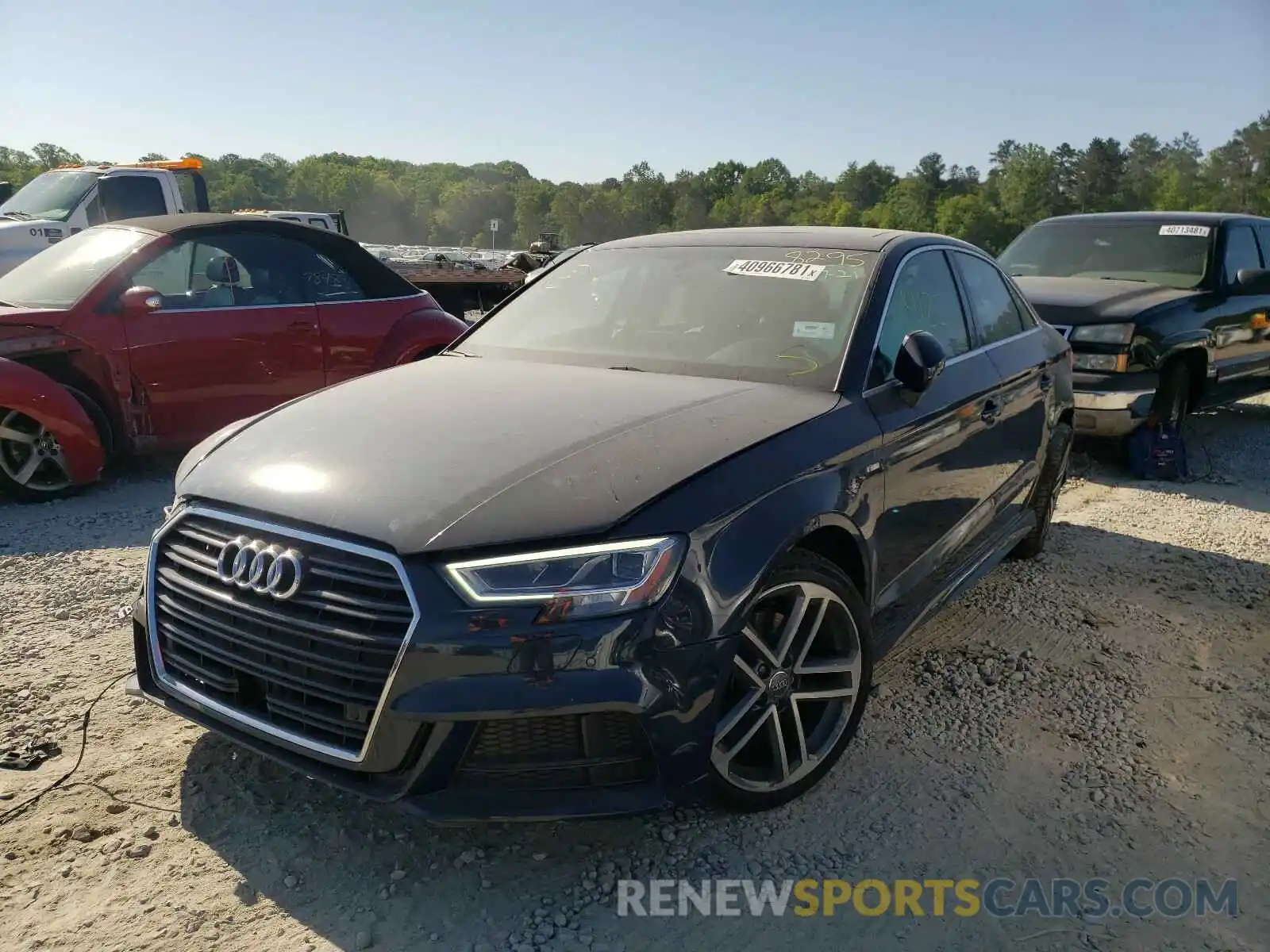 2 Photograph of a damaged car WAUGUGFF2KA078295 AUDI A3 2019