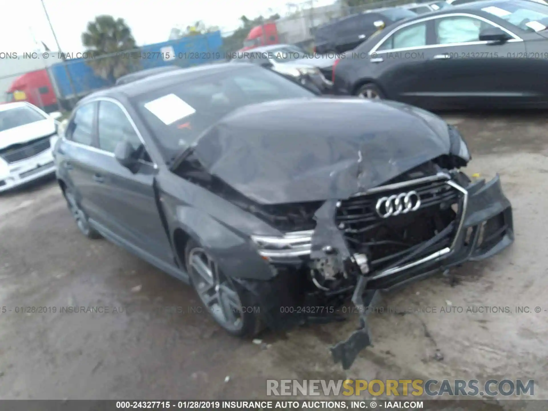 1 Photograph of a damaged car WAUGUGFF3K1011379 AUDI A3 2019