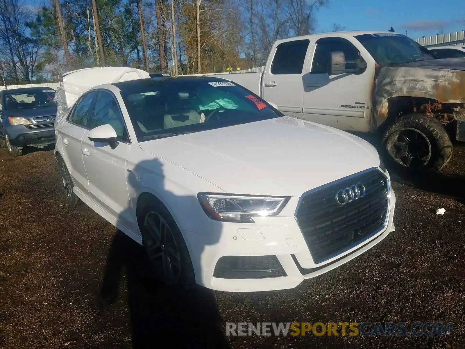 1 Photograph of a damaged car WAUGUGFF6K1008895 AUDI A3 2019