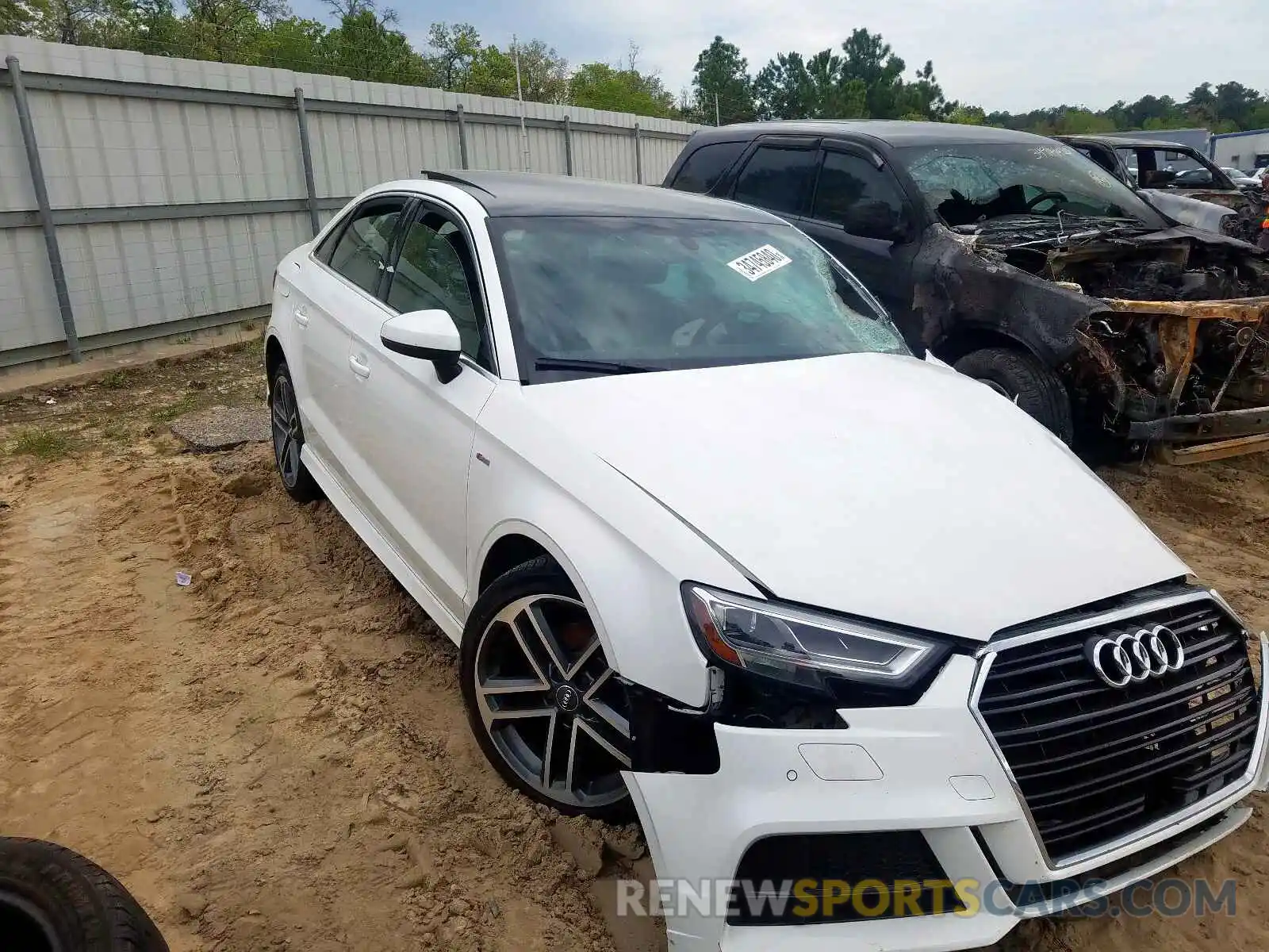 1 Photograph of a damaged car WAUGUGFF6K1010985 AUDI A3 2019