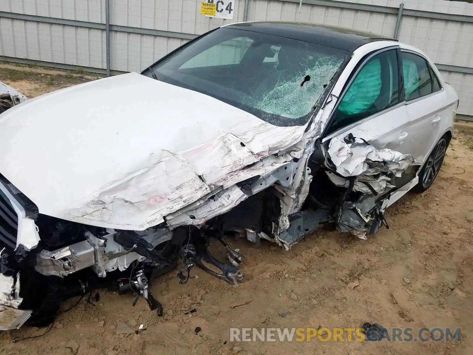 9 Photograph of a damaged car WAUGUGFF6K1010985 AUDI A3 2019