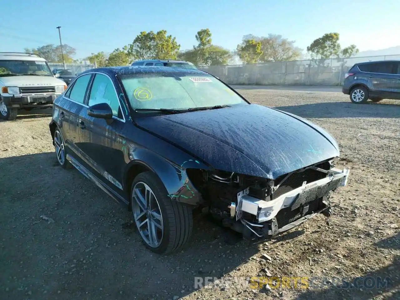 1 Photograph of a damaged car WAUGUGFF8K1020773 AUDI A3 2019