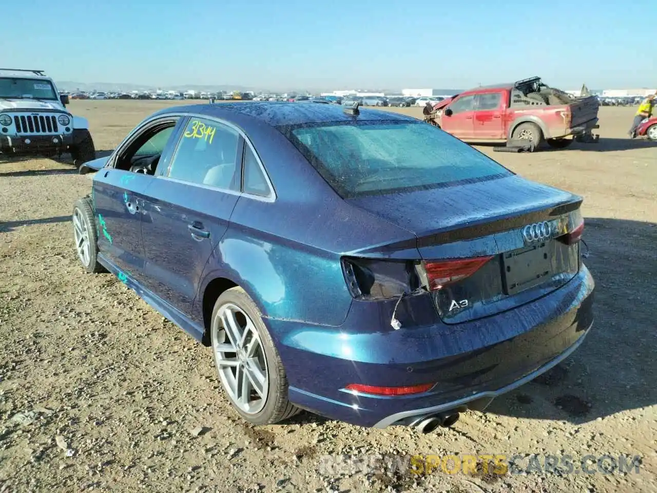 3 Photograph of a damaged car WAUGUGFF8K1020773 AUDI A3 2019