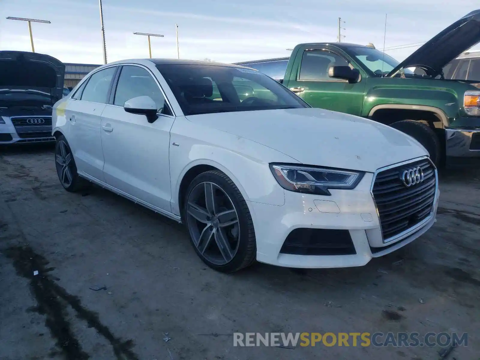 1 Photograph of a damaged car WAUGUGFF9K1011306 AUDI A3 2019