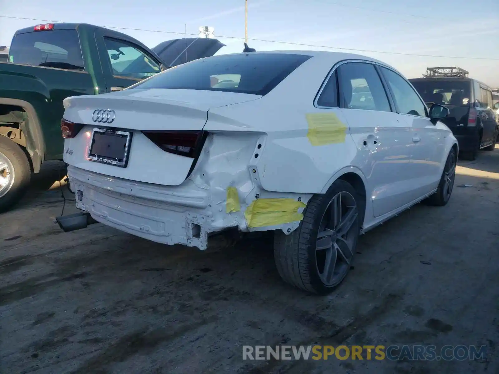 4 Photograph of a damaged car WAUGUGFF9K1011306 AUDI A3 2019