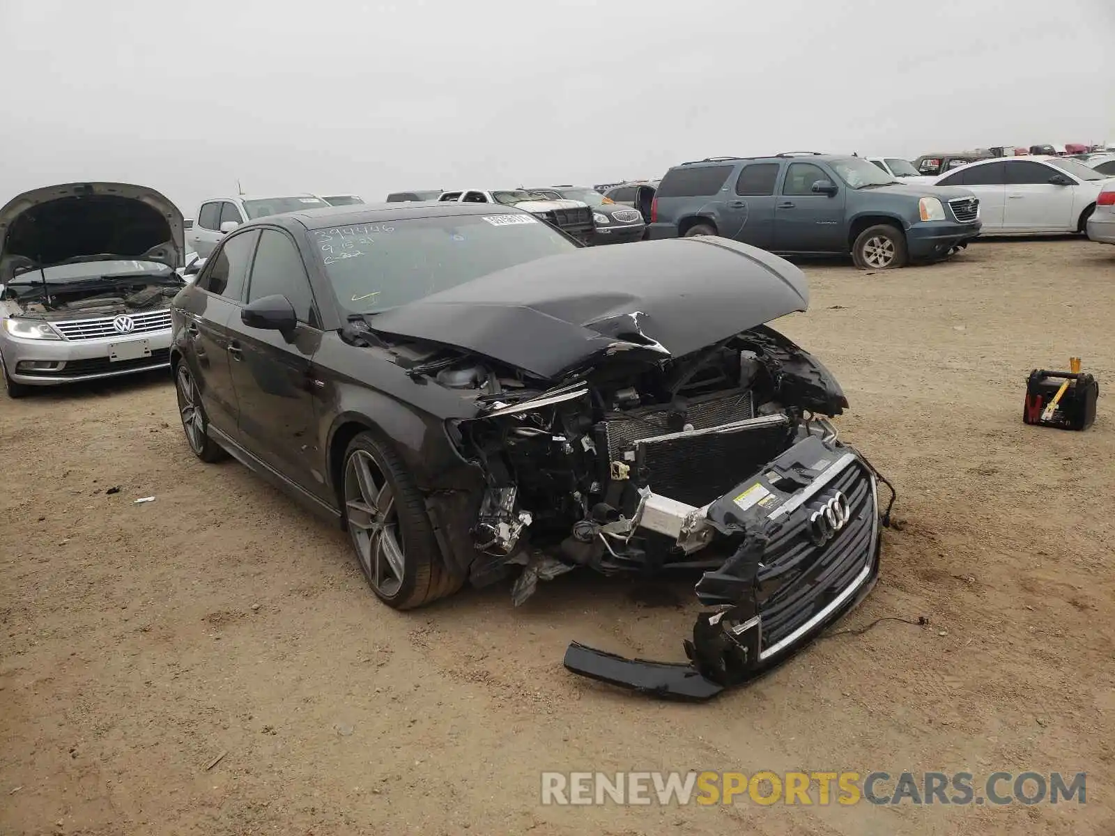 1 Photograph of a damaged car WAUGUGFFXK1009631 AUDI A3 2019