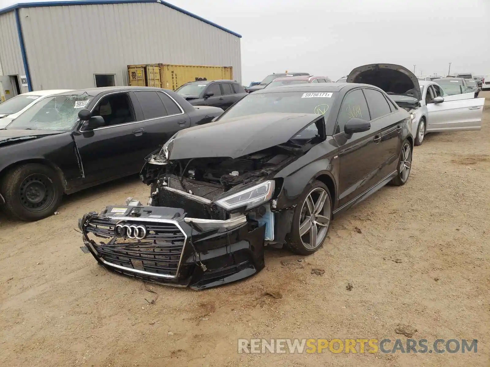 2 Photograph of a damaged car WAUGUGFFXK1009631 AUDI A3 2019