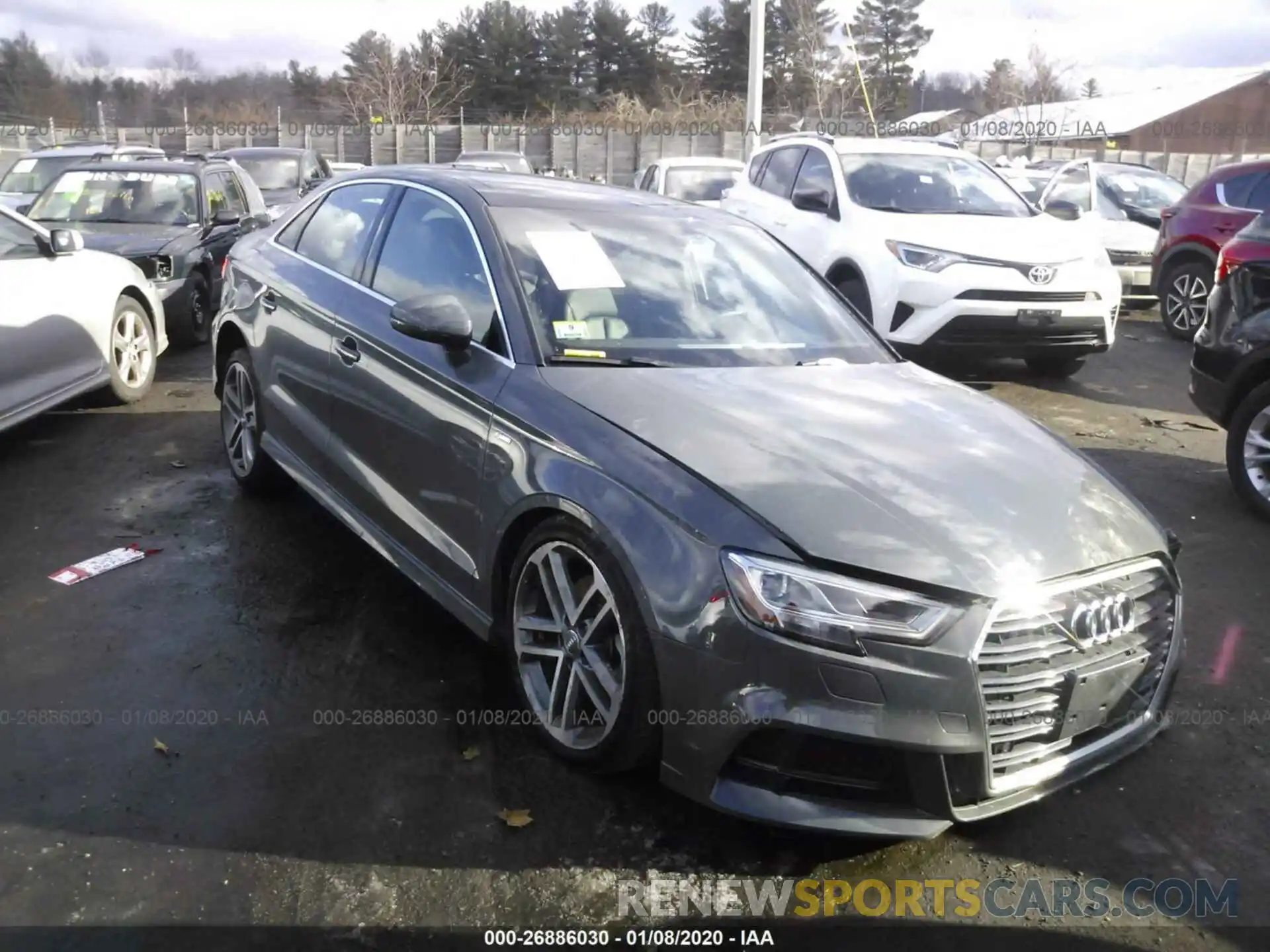 1 Photograph of a damaged car WAUGUGFFXK1011475 AUDI A3 2019