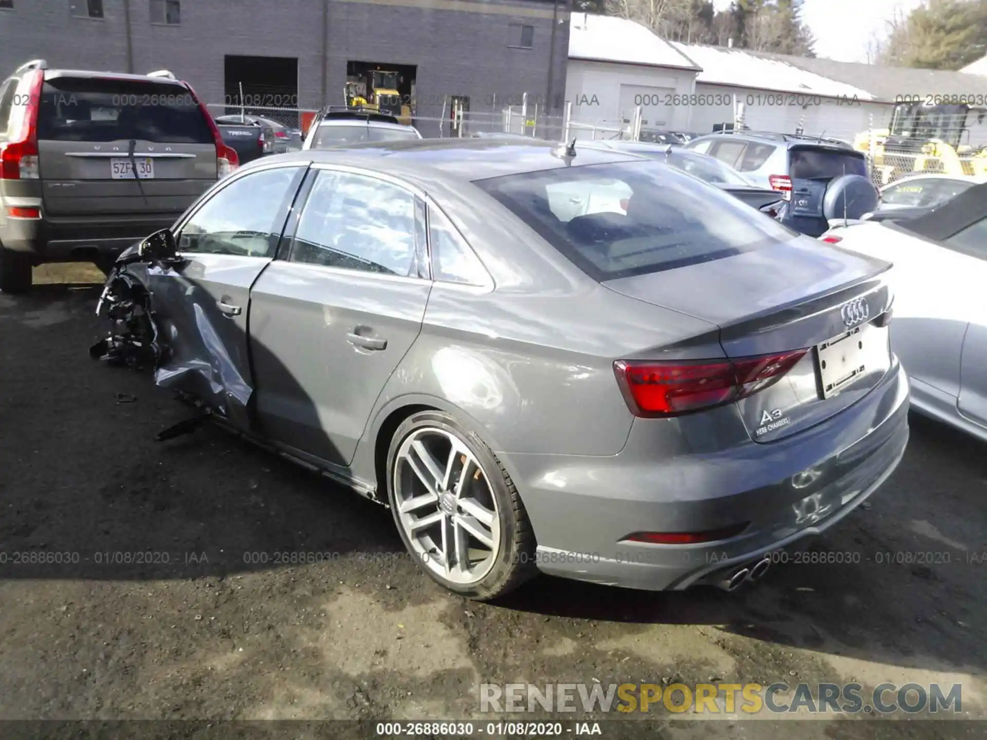 3 Photograph of a damaged car WAUGUGFFXK1011475 AUDI A3 2019