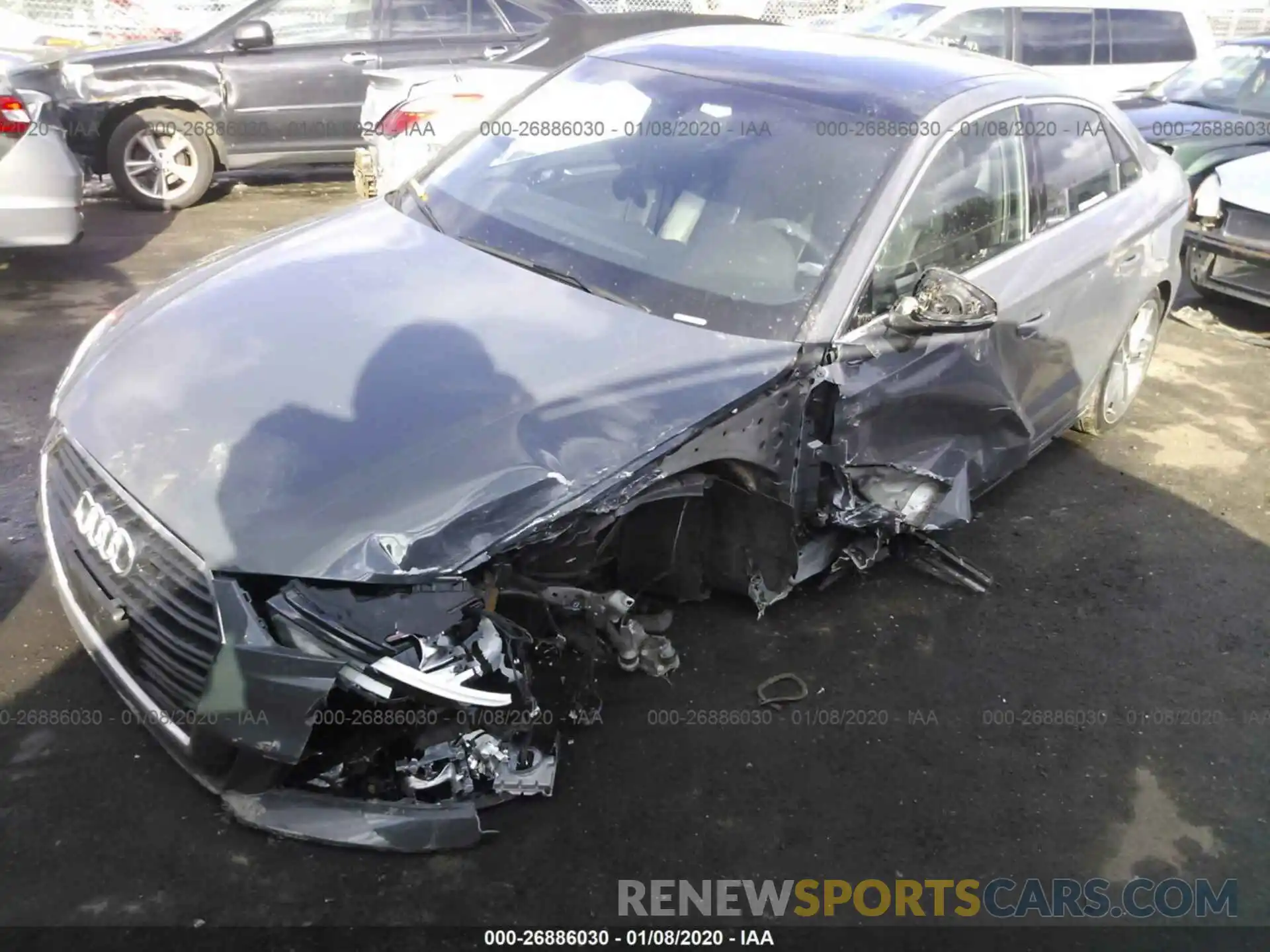 6 Photograph of a damaged car WAUGUGFFXK1011475 AUDI A3 2019