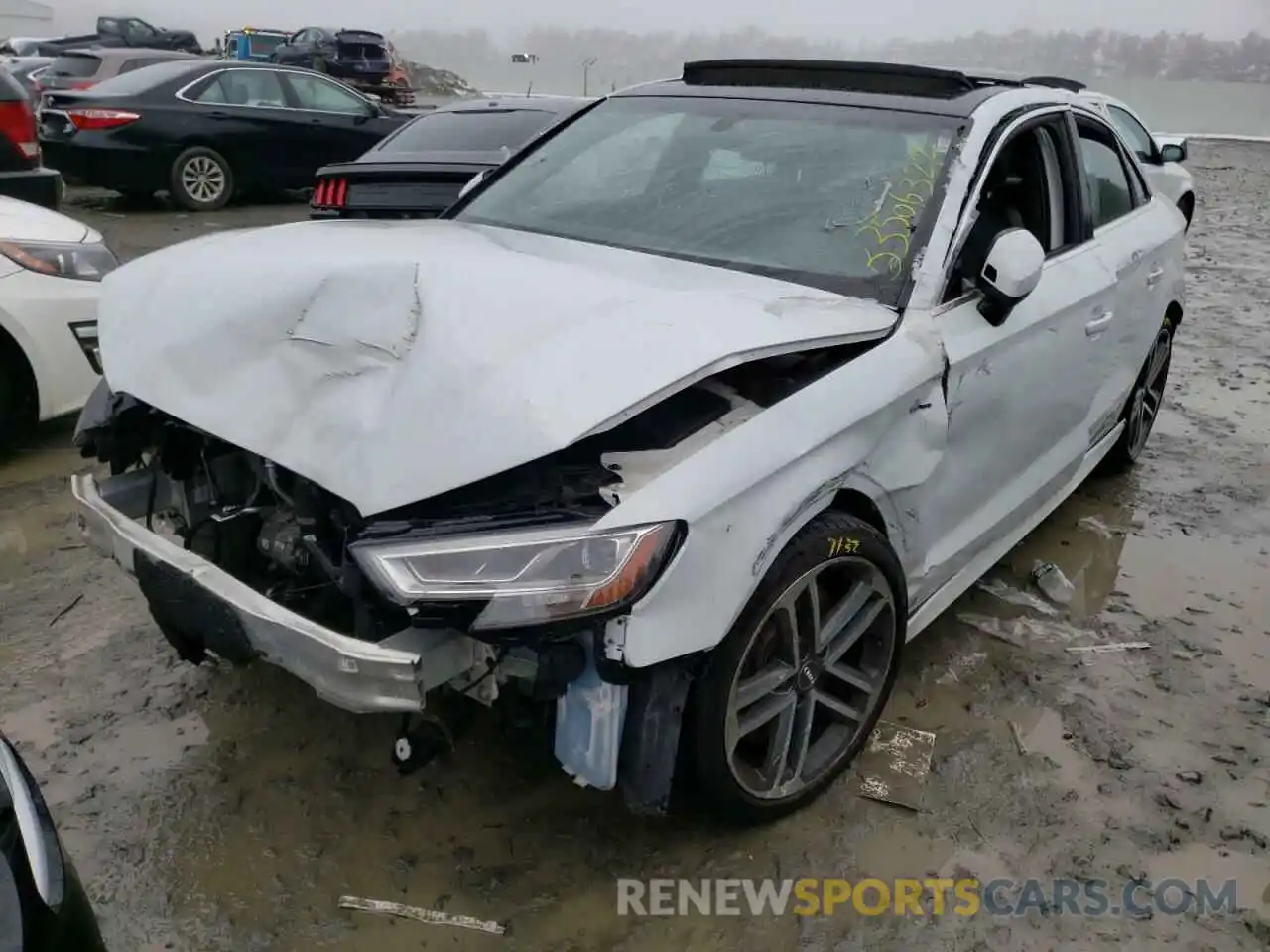 2 Photograph of a damaged car WAUJEGFF0KA109255 AUDI A3 2019