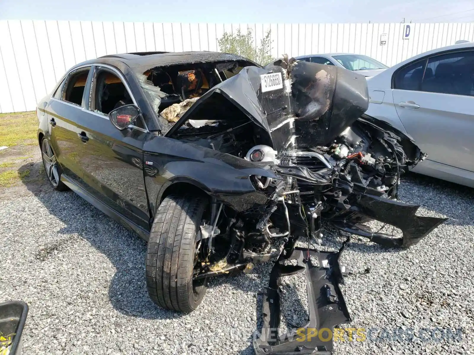 1 Photograph of a damaged car WAUJEGFF0KA111538 AUDI A3 2019