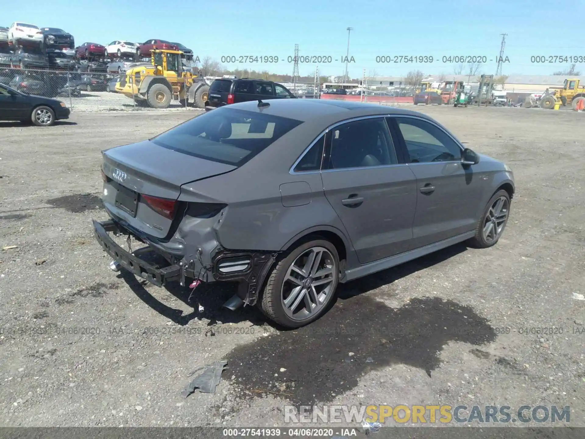 4 Photograph of a damaged car WAUJEGFF1K1018656 AUDI A3 2019