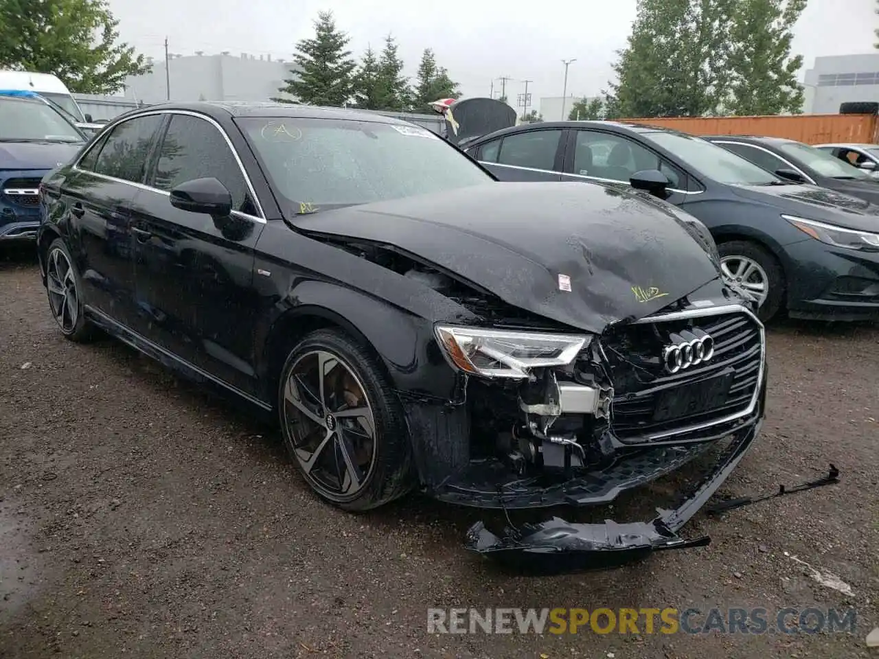 1 Photograph of a damaged car WAUJEGFF1K1021802 AUDI A3 2019