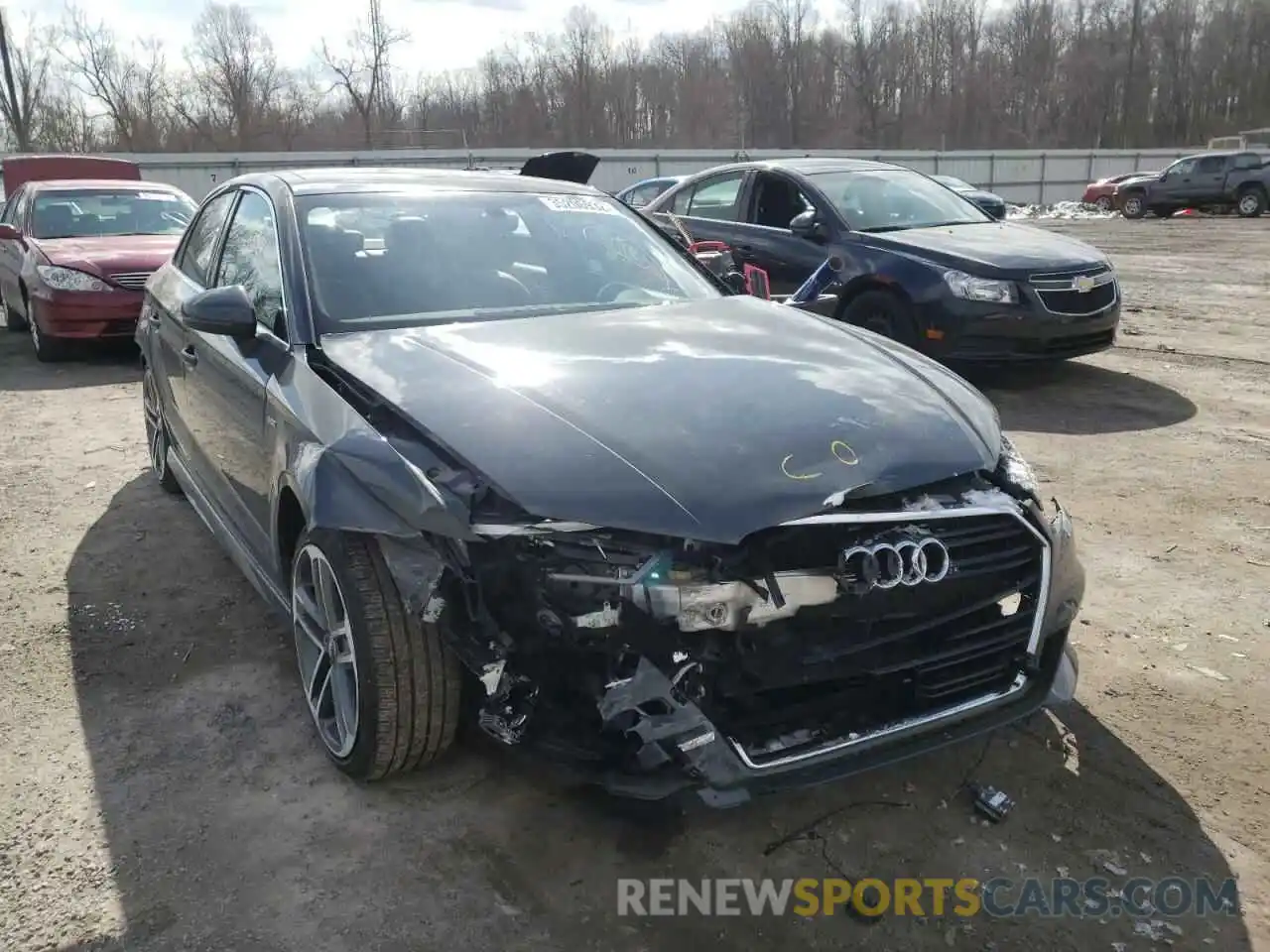 1 Photograph of a damaged car WAUJEGFF1K1025820 AUDI A3 2019