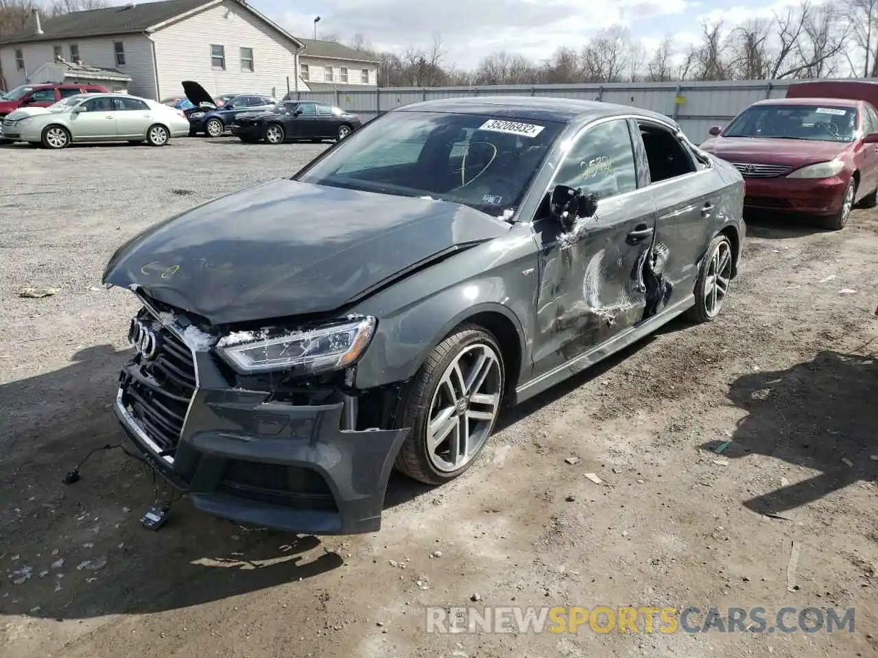 2 Photograph of a damaged car WAUJEGFF1K1025820 AUDI A3 2019