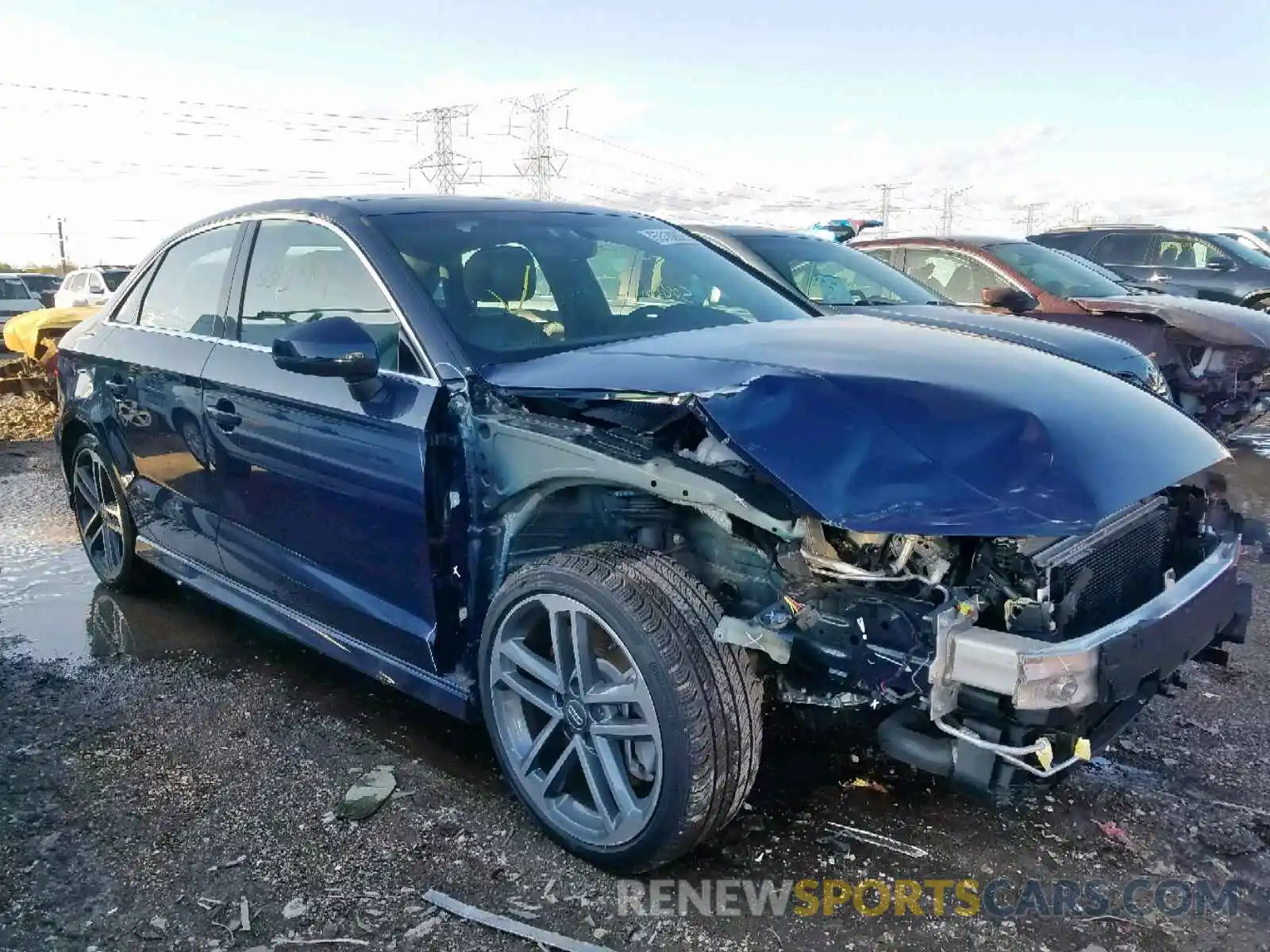 1 Photograph of a damaged car WAUJEGFF2K1019184 AUDI A3 2019