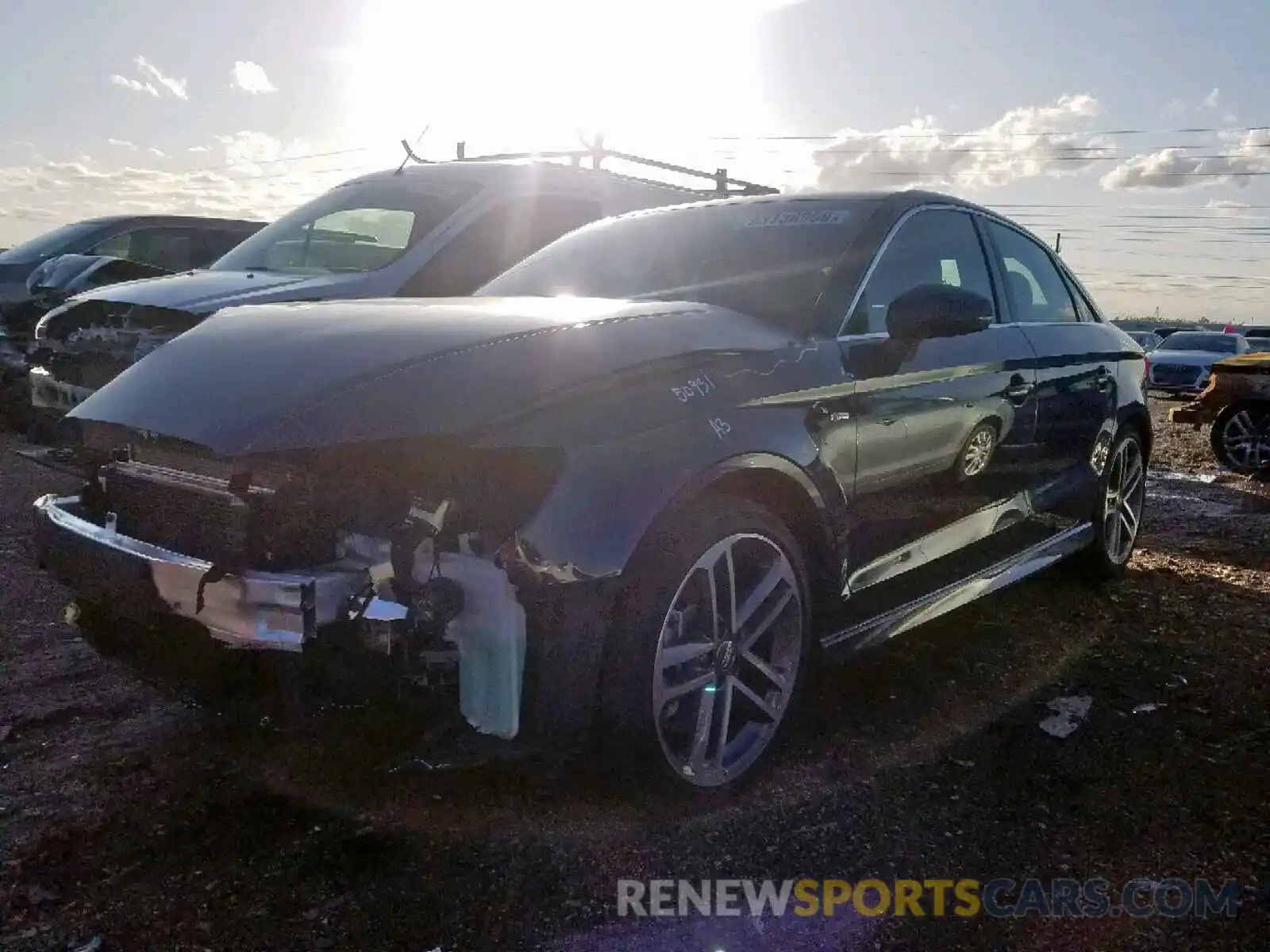 2 Photograph of a damaged car WAUJEGFF2K1019184 AUDI A3 2019