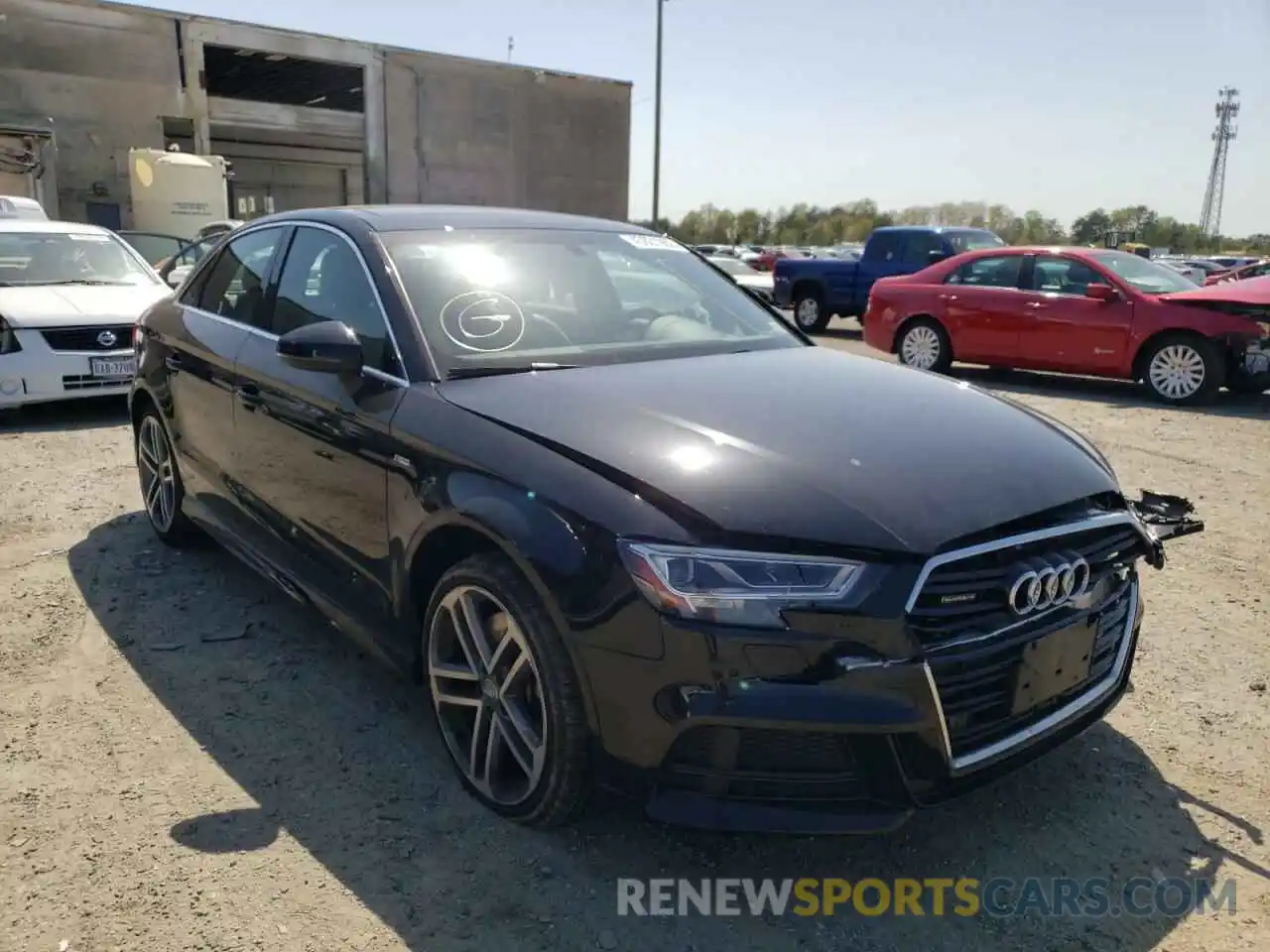 1 Photograph of a damaged car WAUJEGFF2K1028323 AUDI A3 2019