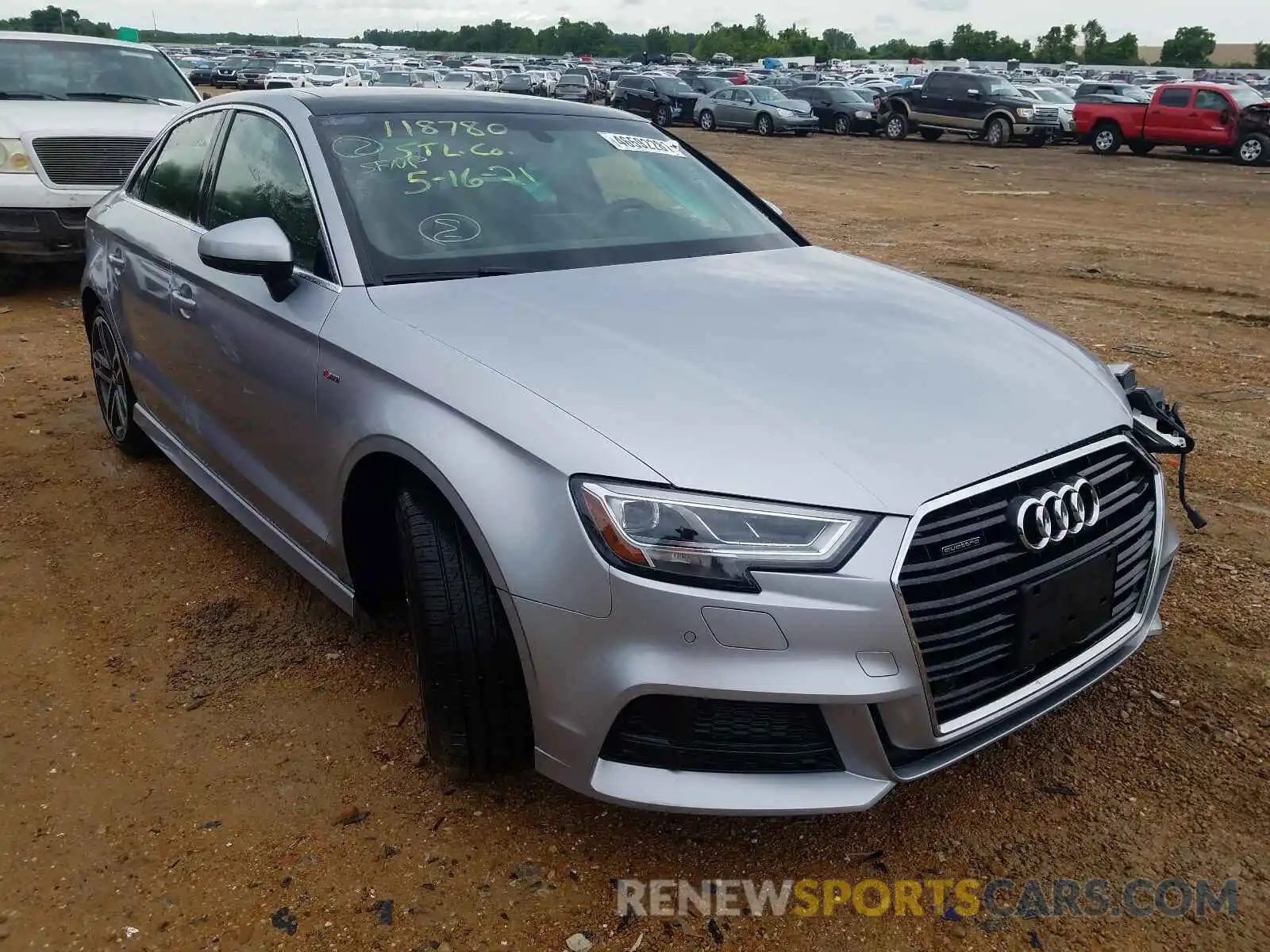 1 Photograph of a damaged car WAUJEGFF4K1025116 AUDI A3 2019