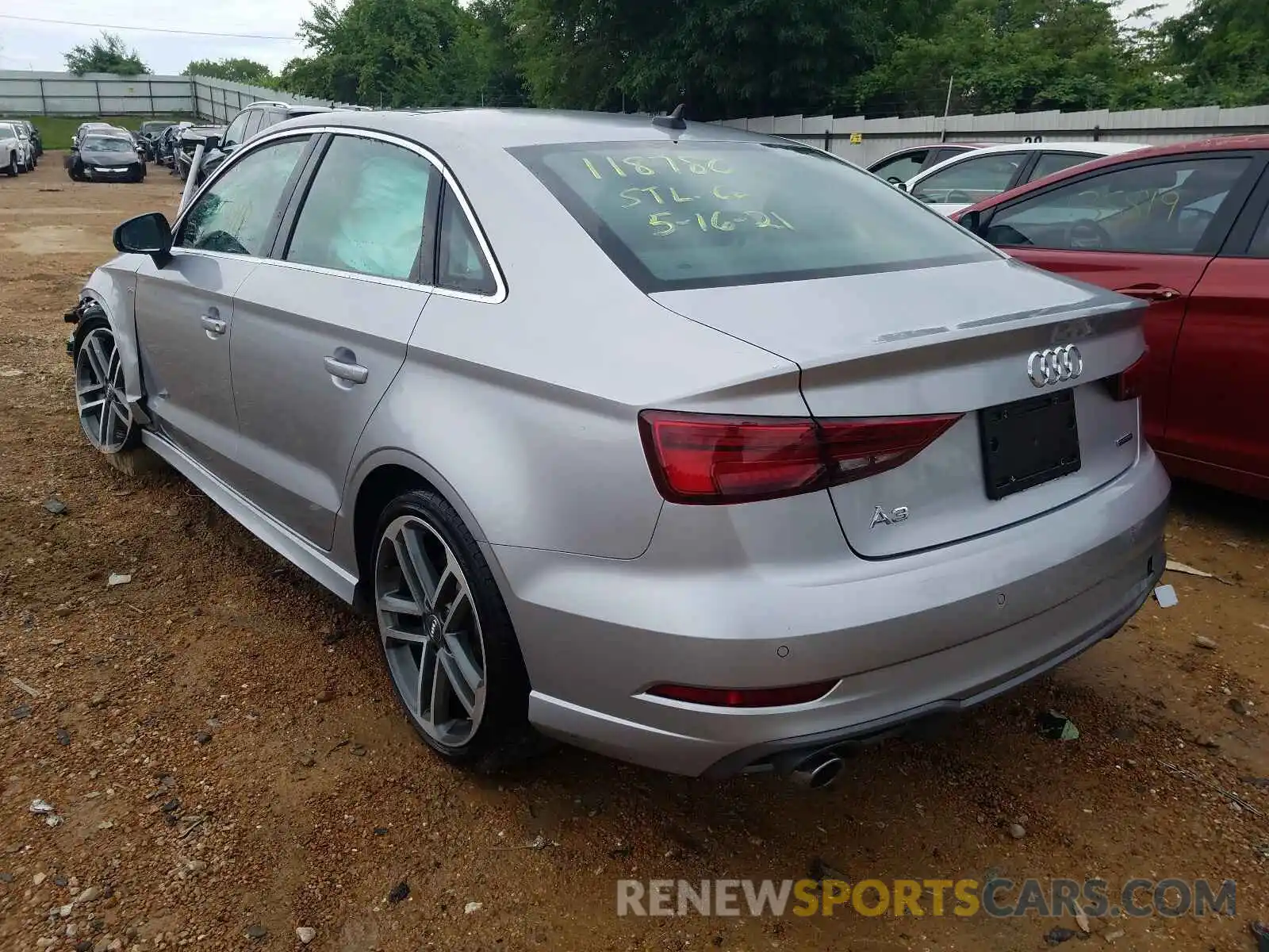 3 Photograph of a damaged car WAUJEGFF4K1025116 AUDI A3 2019