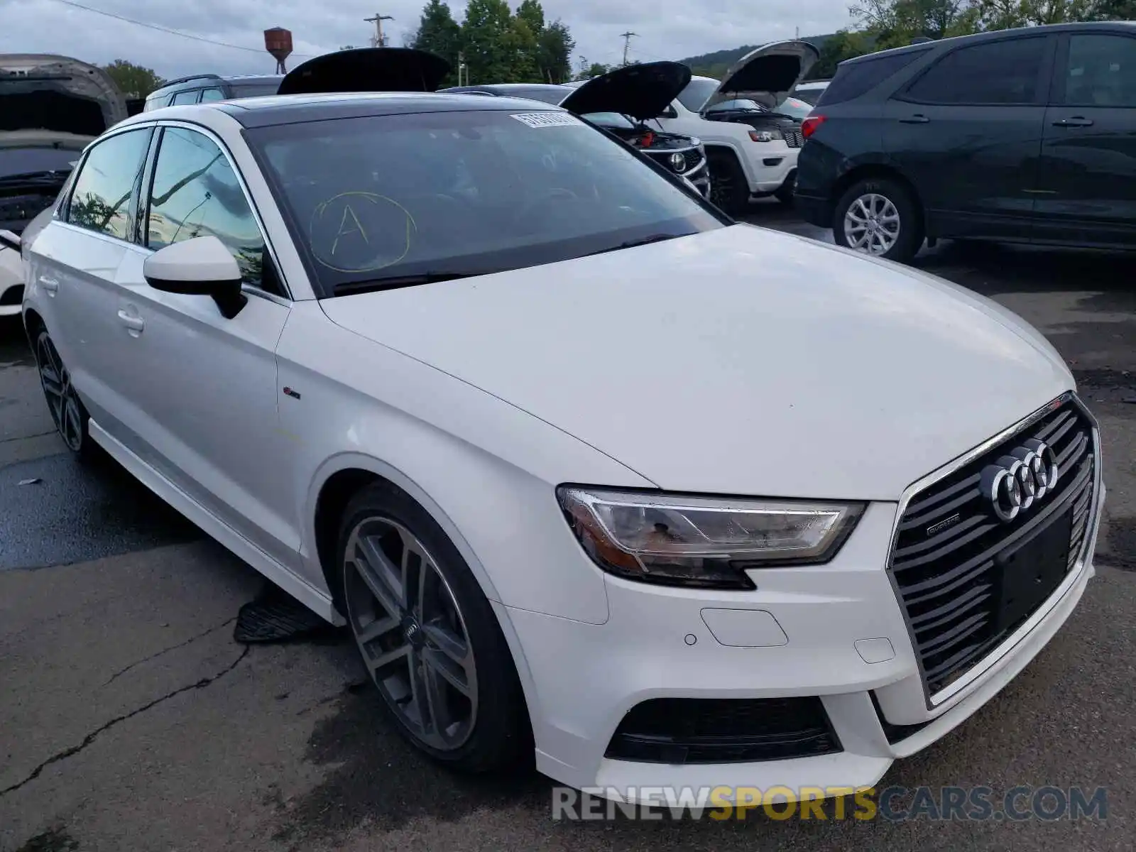 1 Photograph of a damaged car WAUJEGFF4K1027884 AUDI A3 2019