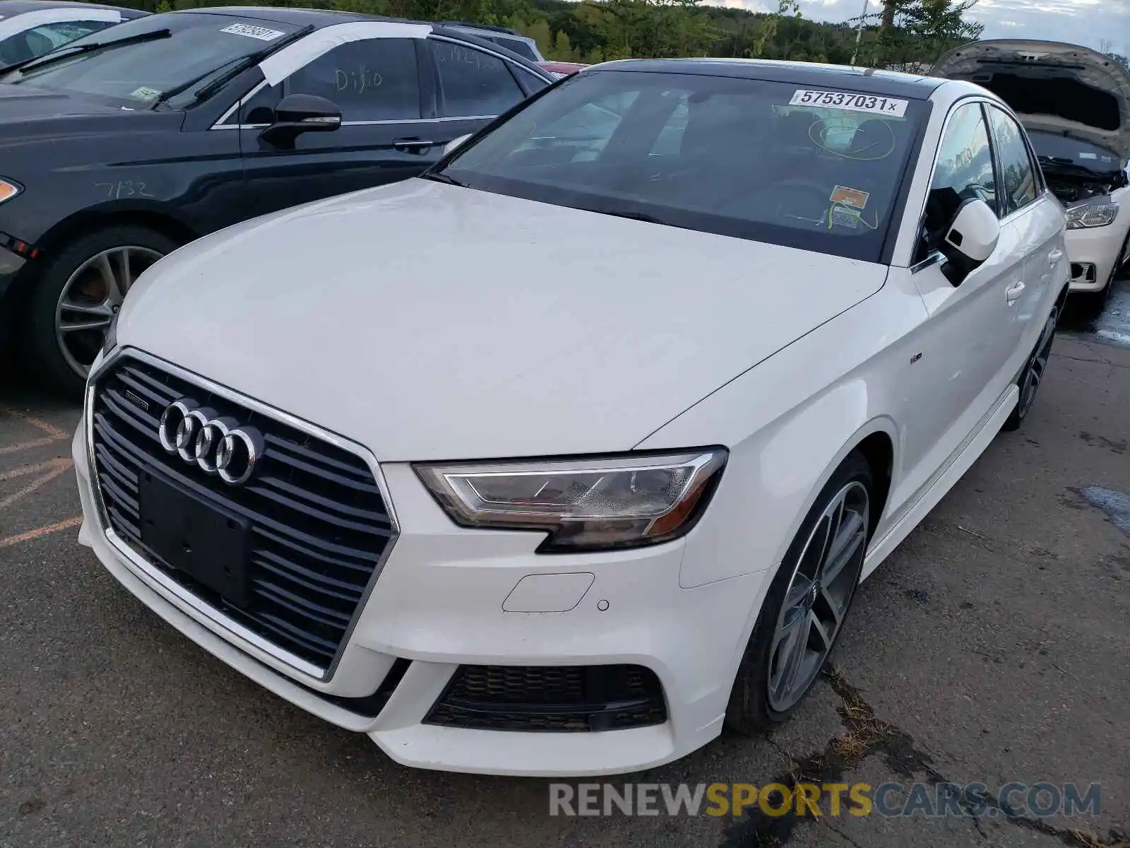 2 Photograph of a damaged car WAUJEGFF4K1027884 AUDI A3 2019