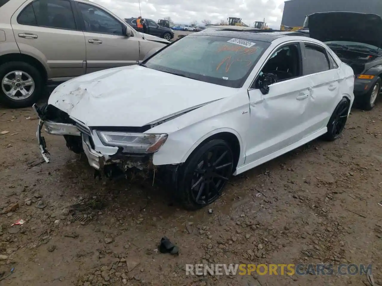 2 Photograph of a damaged car WAUJEGFF5K1017557 AUDI A3 2019