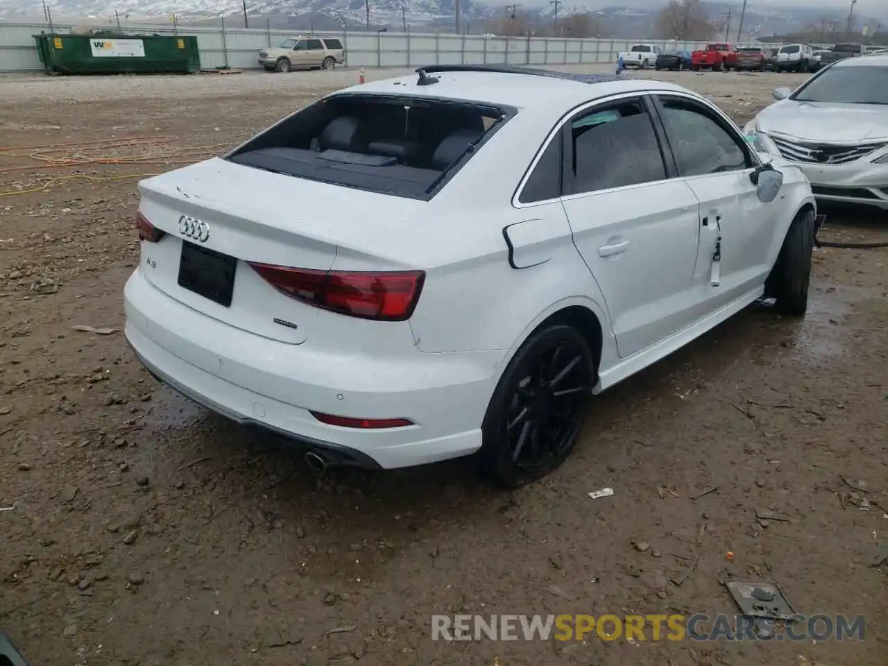 4 Photograph of a damaged car WAUJEGFF5K1017557 AUDI A3 2019