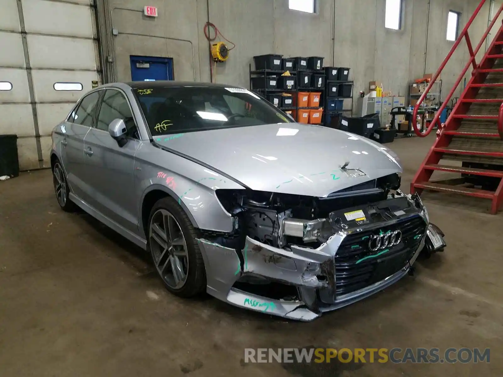 1 Photograph of a damaged car WAUJEGFF6K1022220 AUDI A3 2019